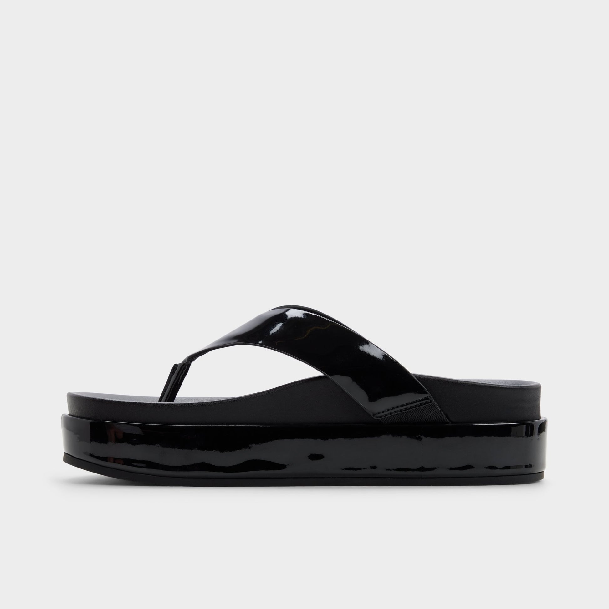 Side view of Black Mist Flip flop