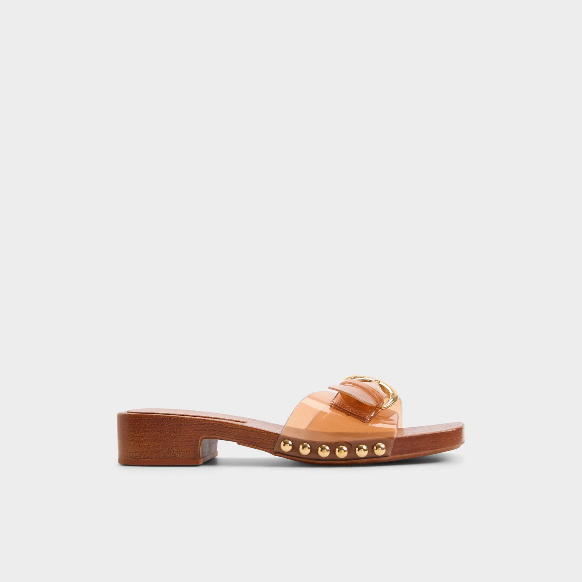 Main View of Tan Alloria Block heeled sandal for Womens