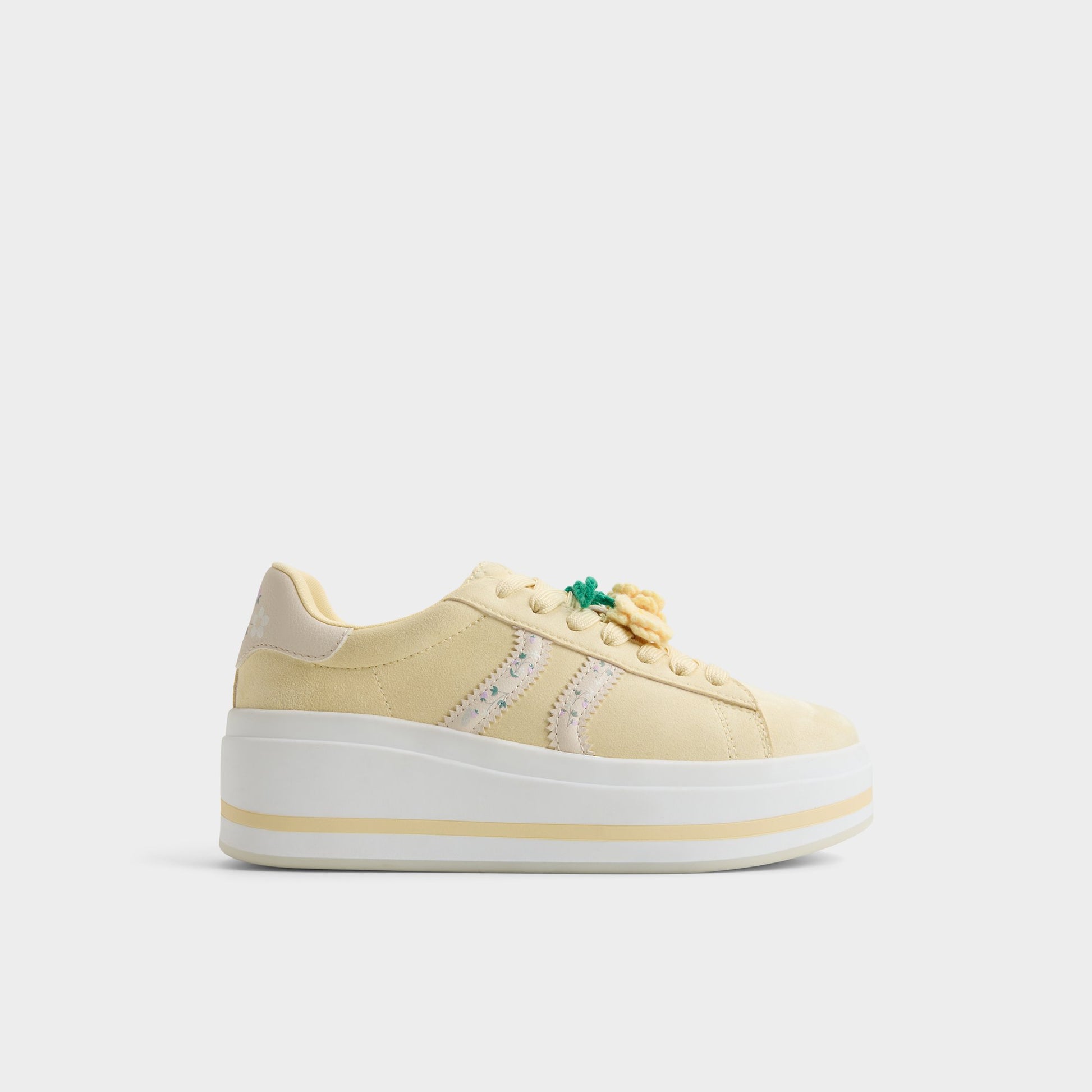 Main View of Light yellow Paotlan Sneaker for Womens