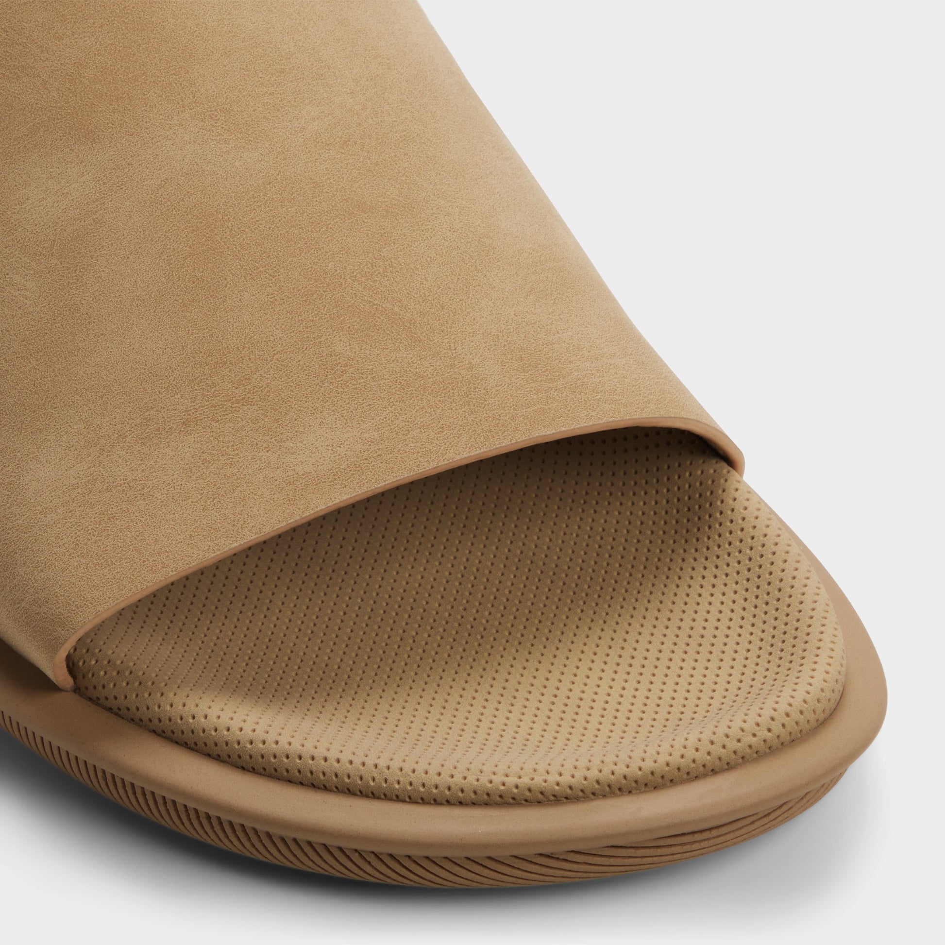 Close-up of the Sand Galesaa Slide sandal