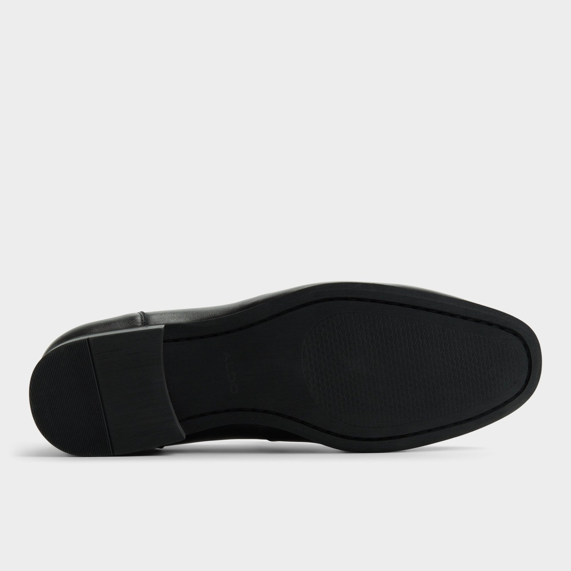 View of Black Torrance Loafer's sole
