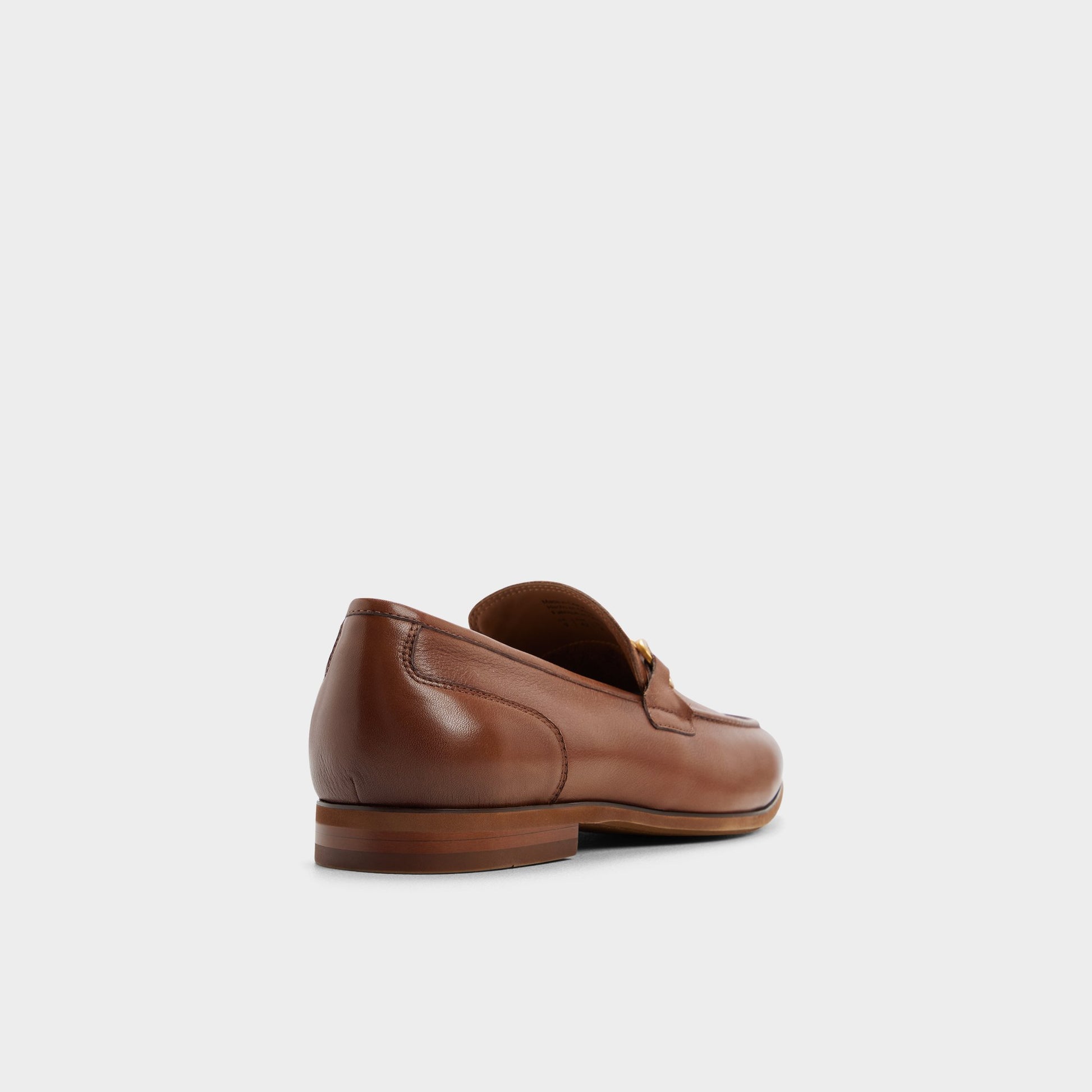 Three-quarter angle of Cognac Torrance Loafer's back side
