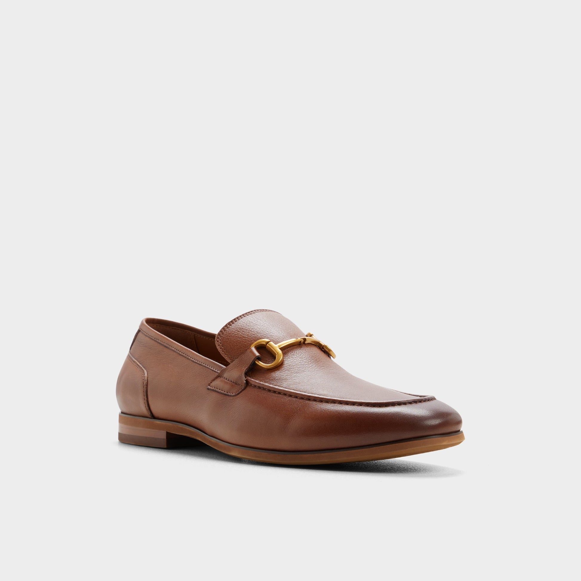Three-quarter angle of Cognac Torrance Loafer's front side