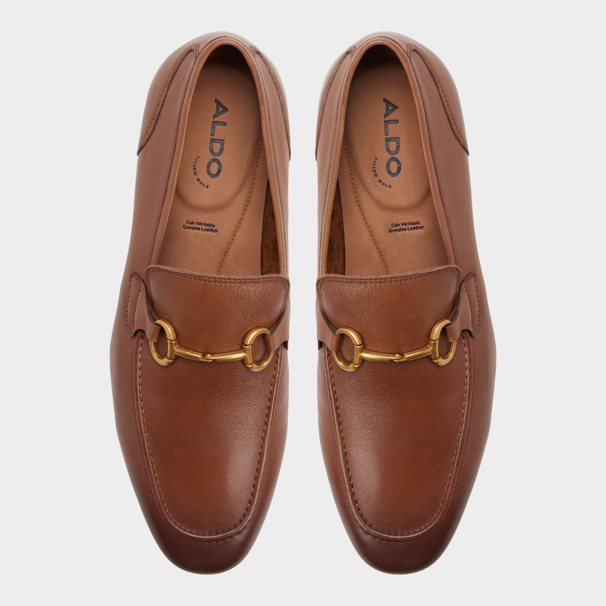 Top-down view of the Cognac Torrance Loafer