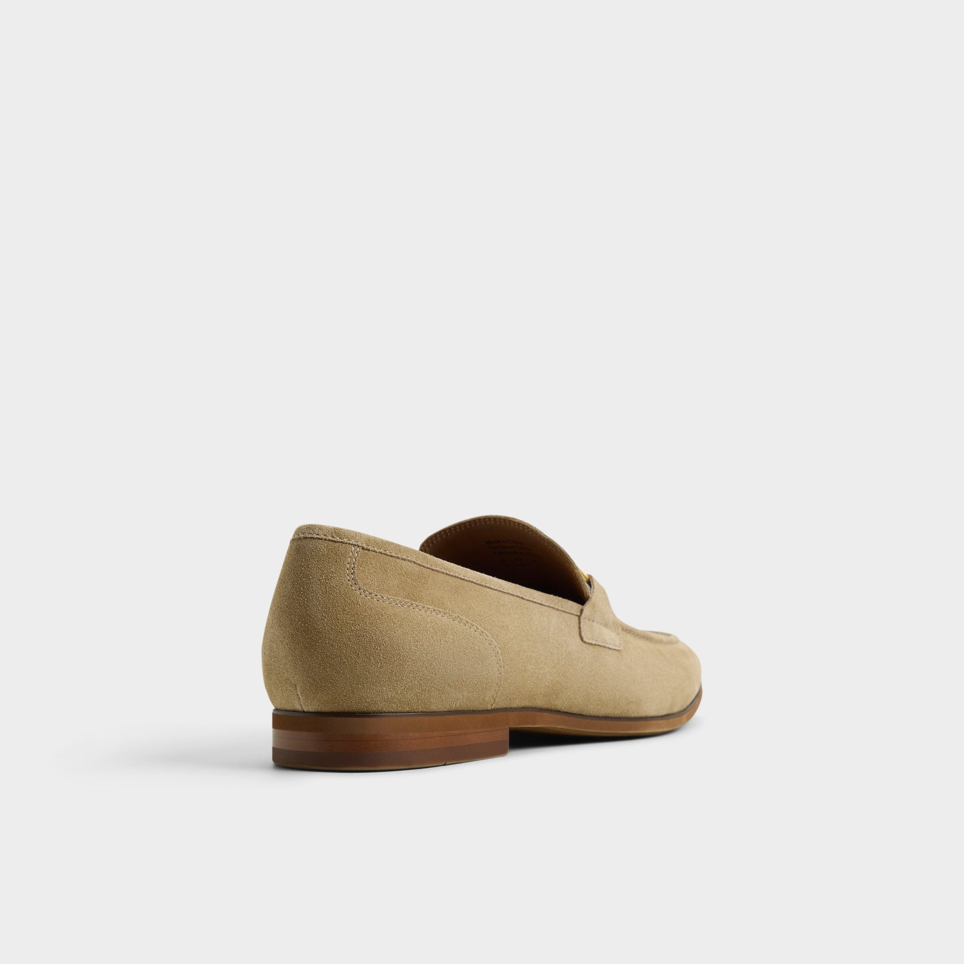 Three-quarter angle of Sand Torrance Loafer's back side