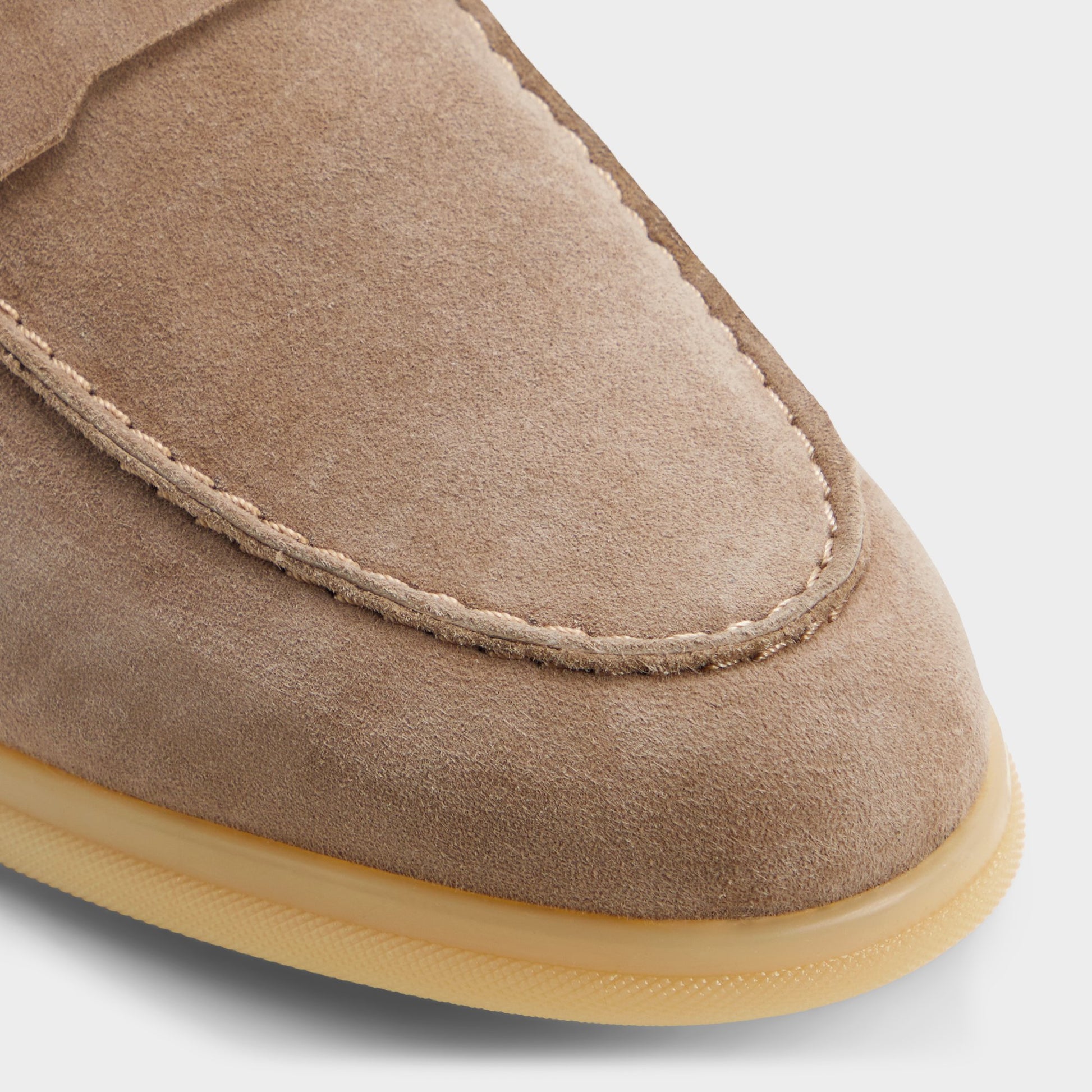 Close-up of the Taupe Ecko Slip-on