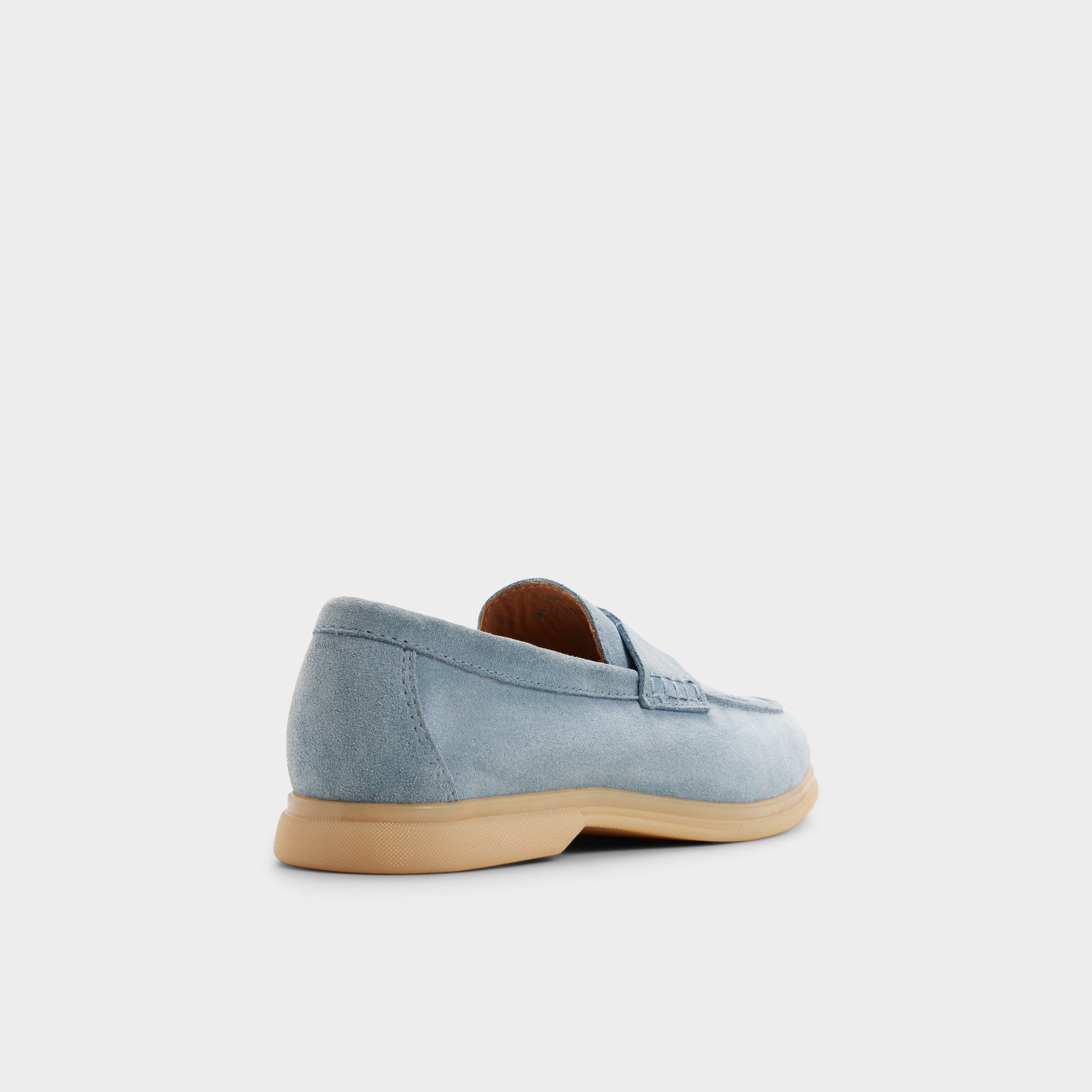 Three-quarter angle of Light/pastel blue Ecko Slip-on's back side