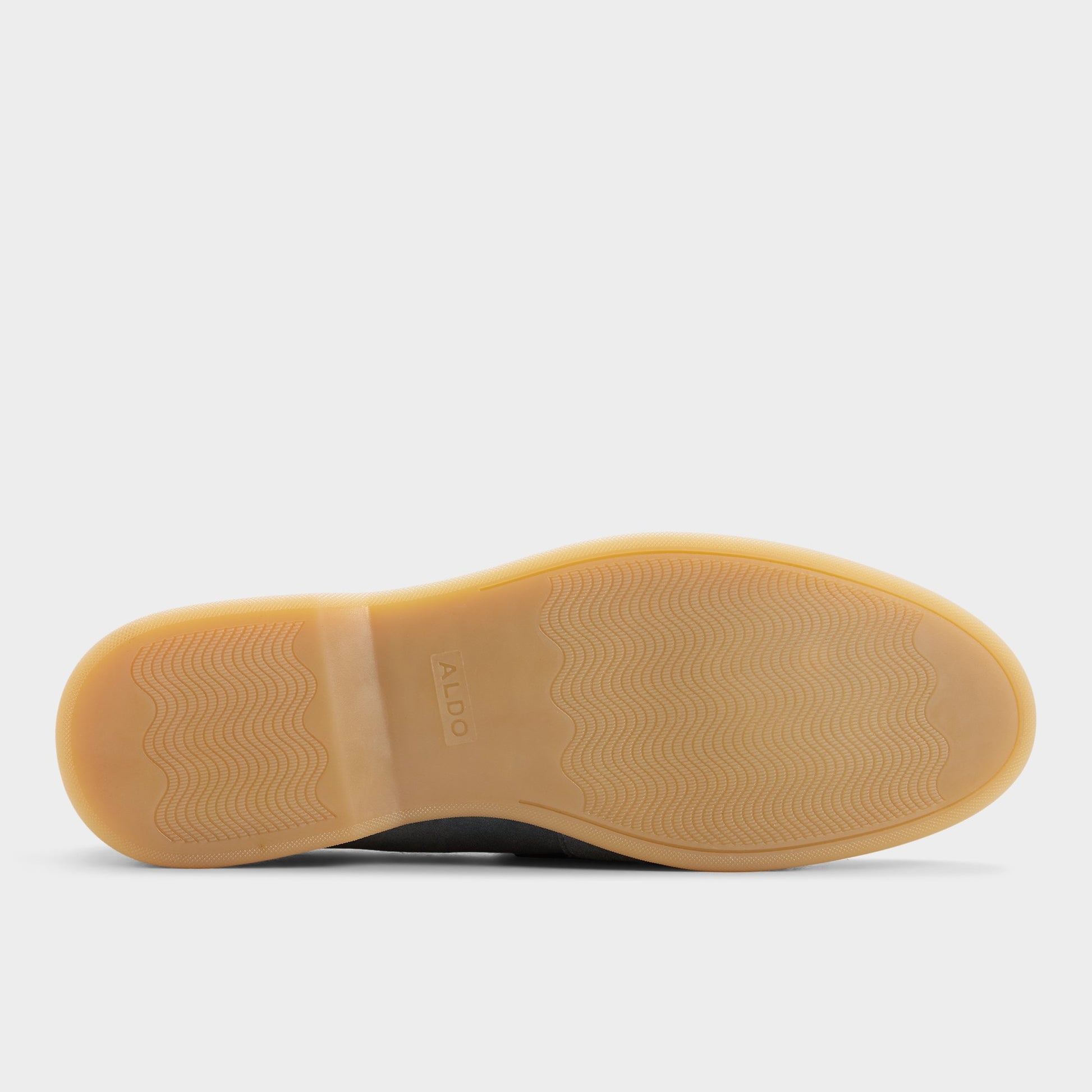 View of Light/pastel blue Ecko Slip-on's sole