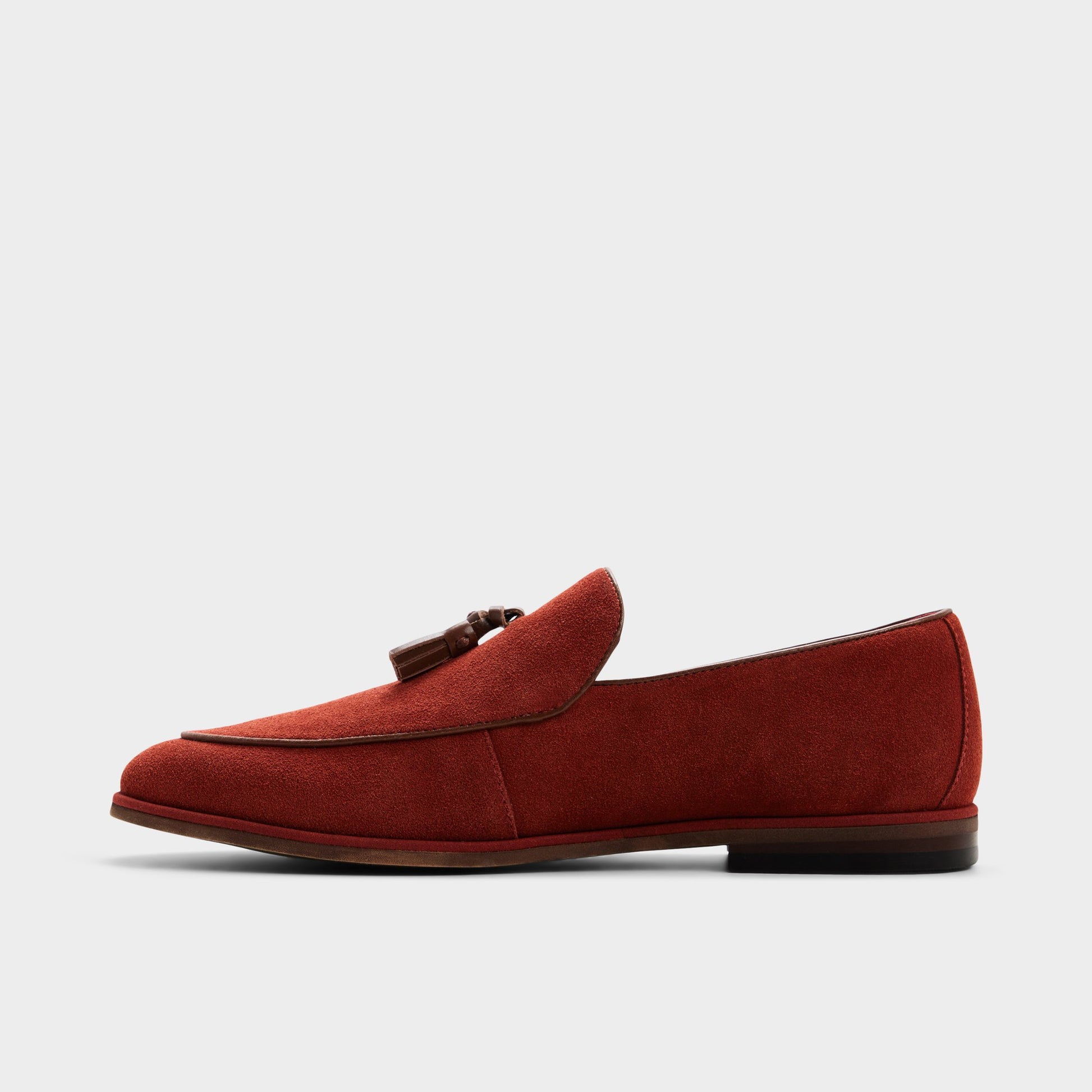 Side view of Medium red Hollow Loafer