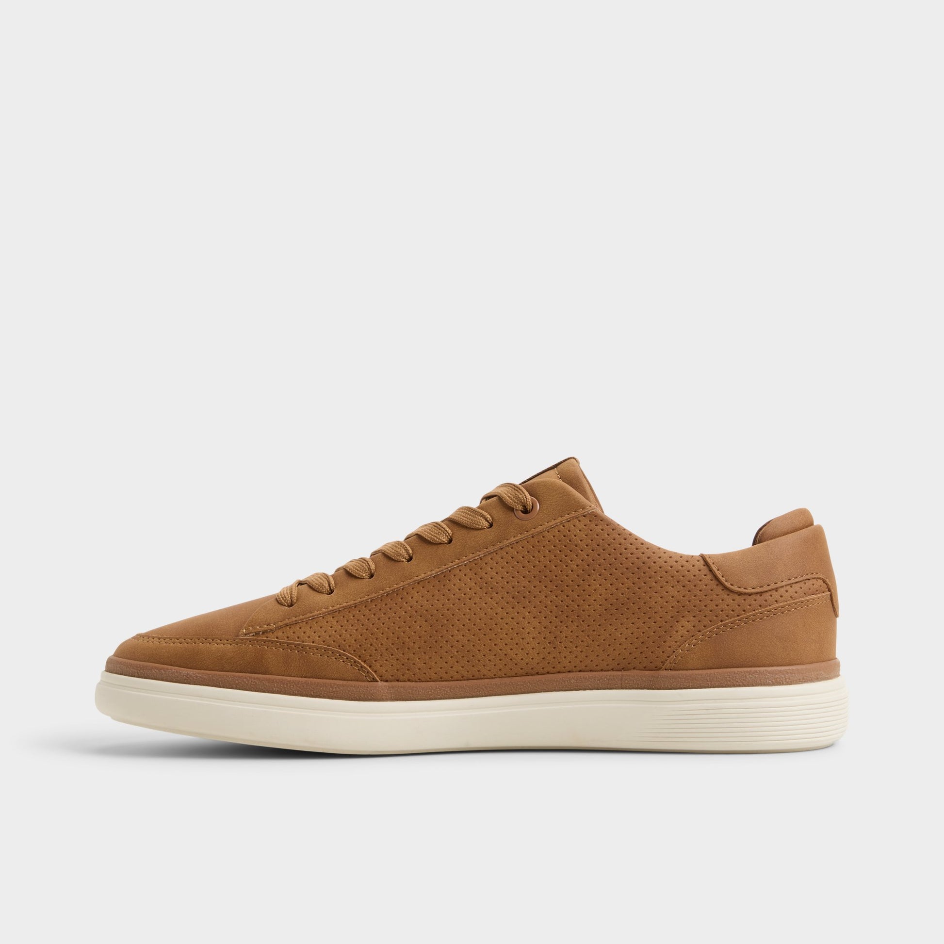 Side view of Brown Stepup Low top sneaker