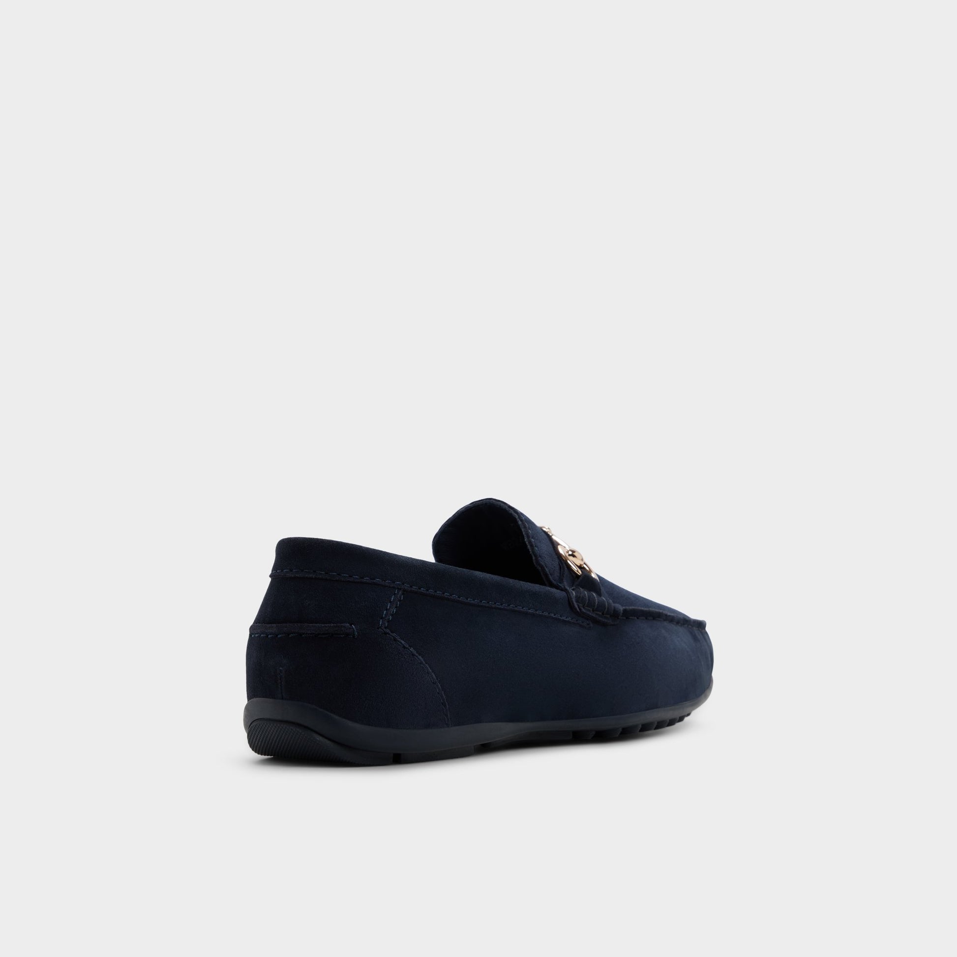 Three-quarter angle of Navy Sudano Slip-on's back side