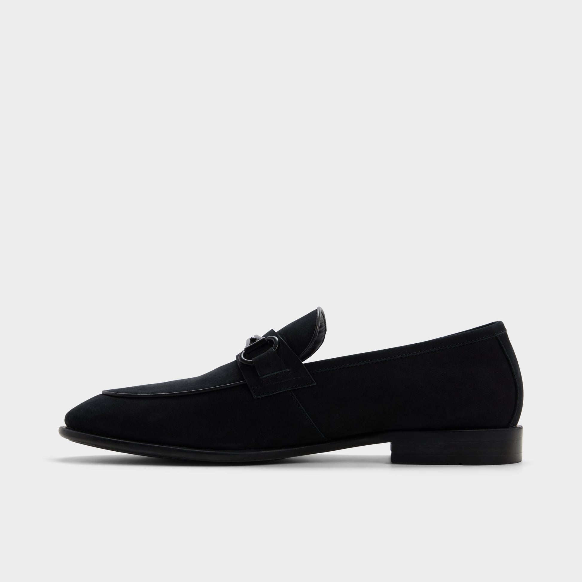 Side view of Black/black Walters Loafer