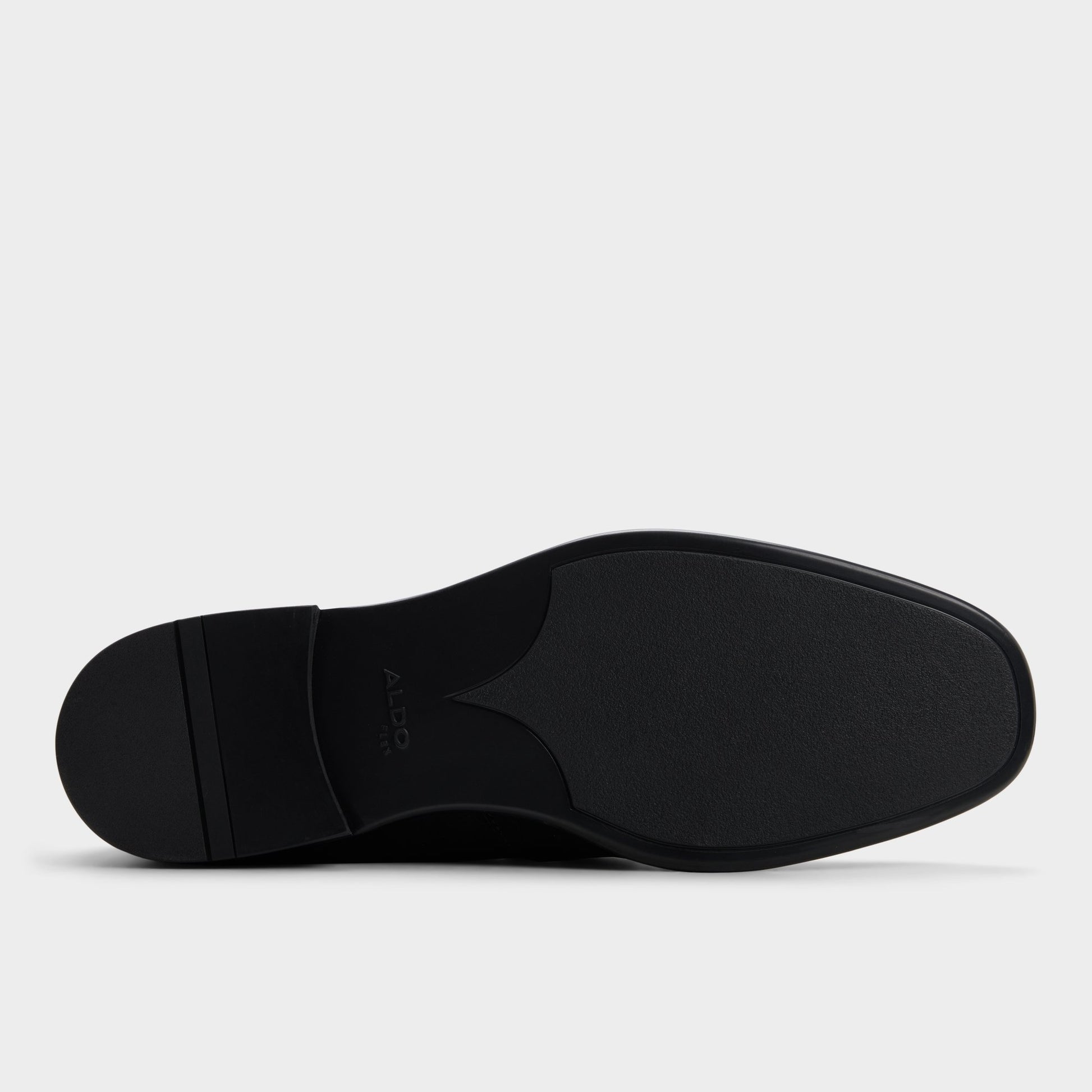 View of Black/black Walters Loafer's sole