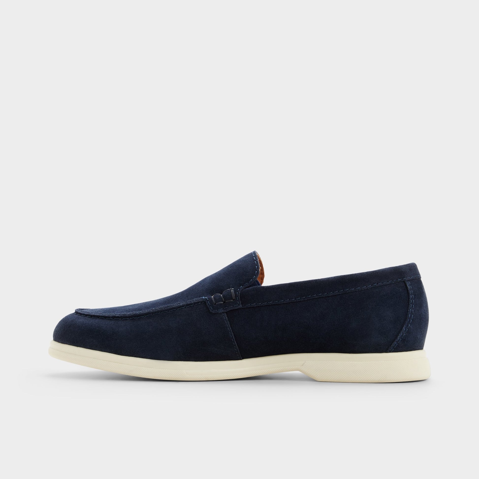 Side view of Navy Dolan Slip-on