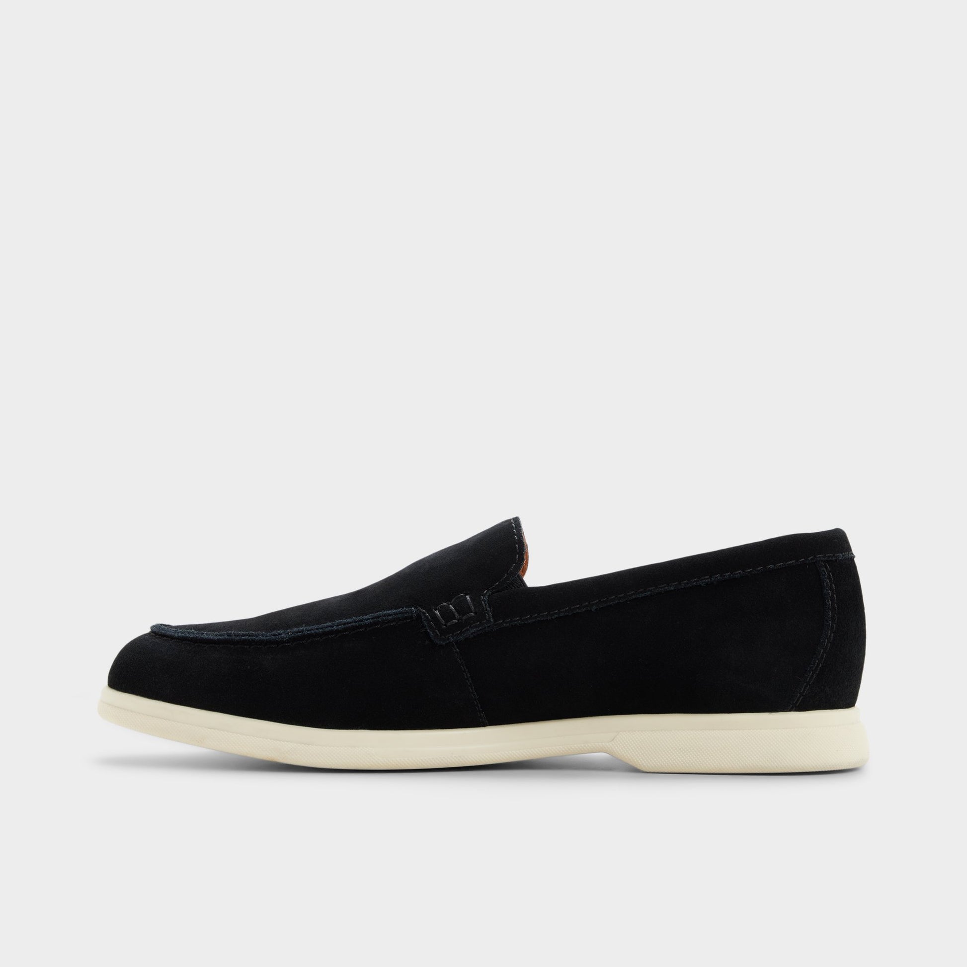 Side view of Black Dolan Slip-on