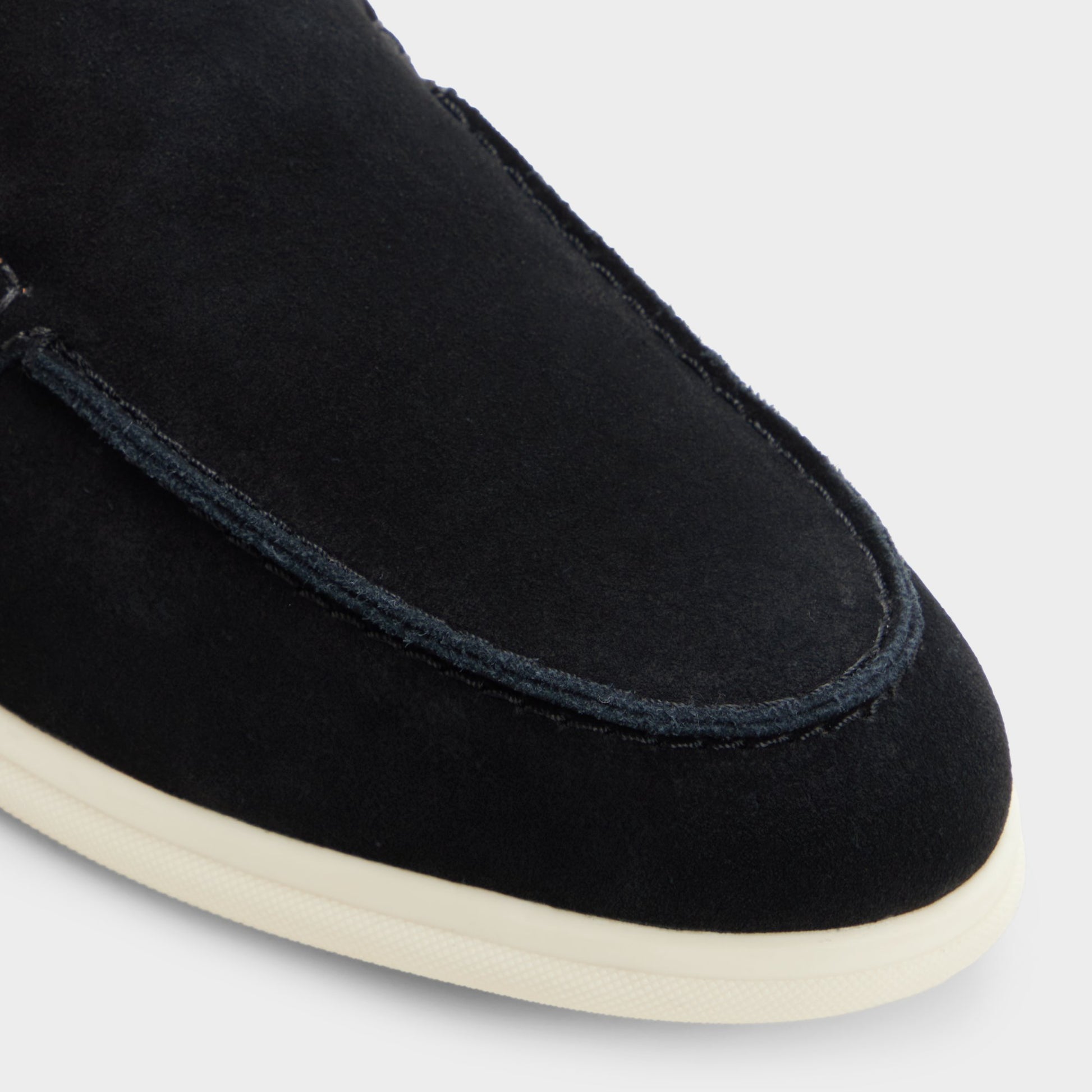 Close-up of the Black Dolan Slip-on