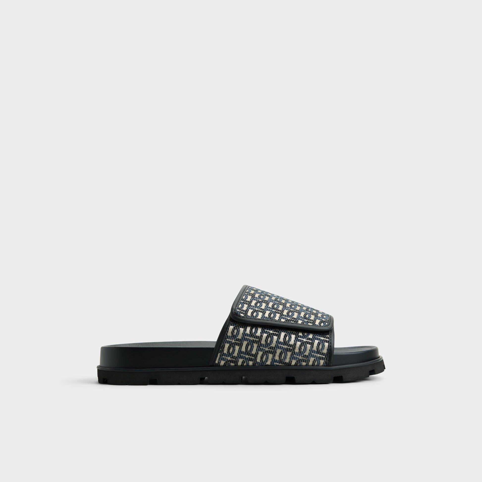 Vue principale de Noir Orian Sandale pour Hommes