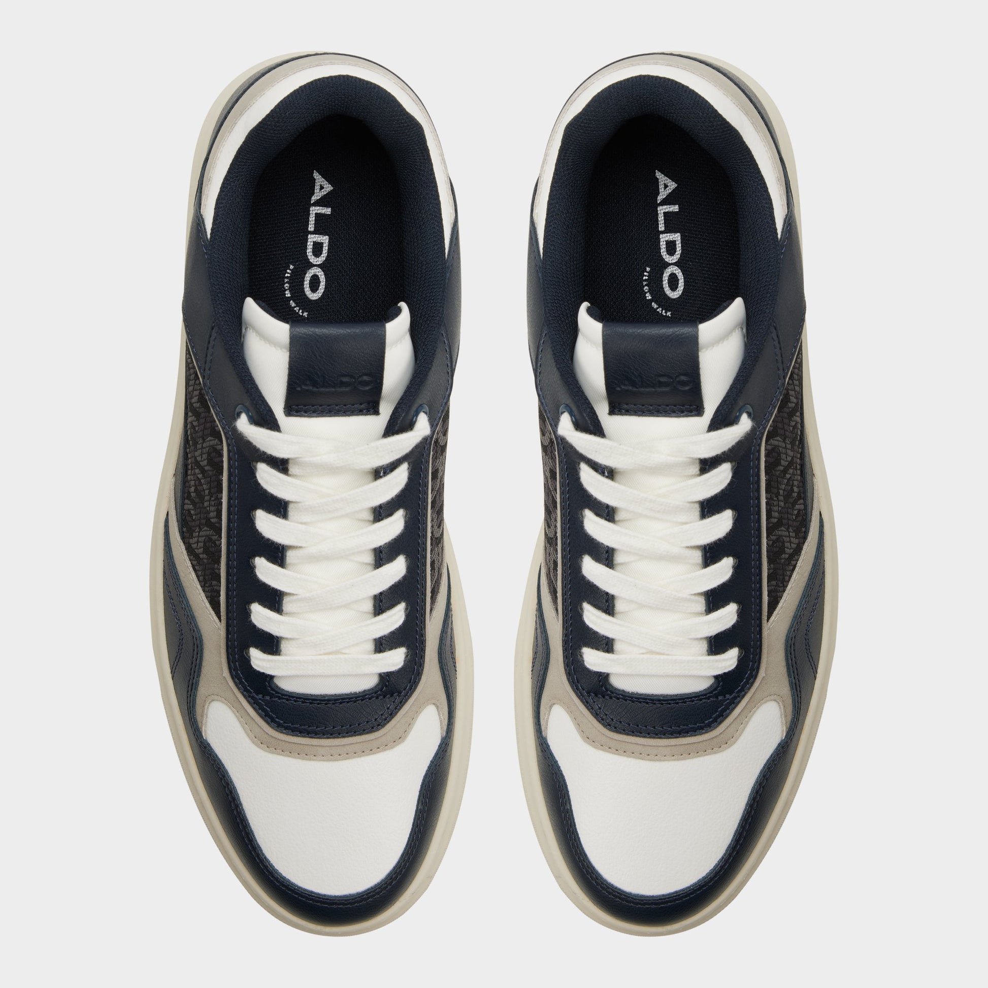 Top-down view of the Navy Desmond Low top sneaker