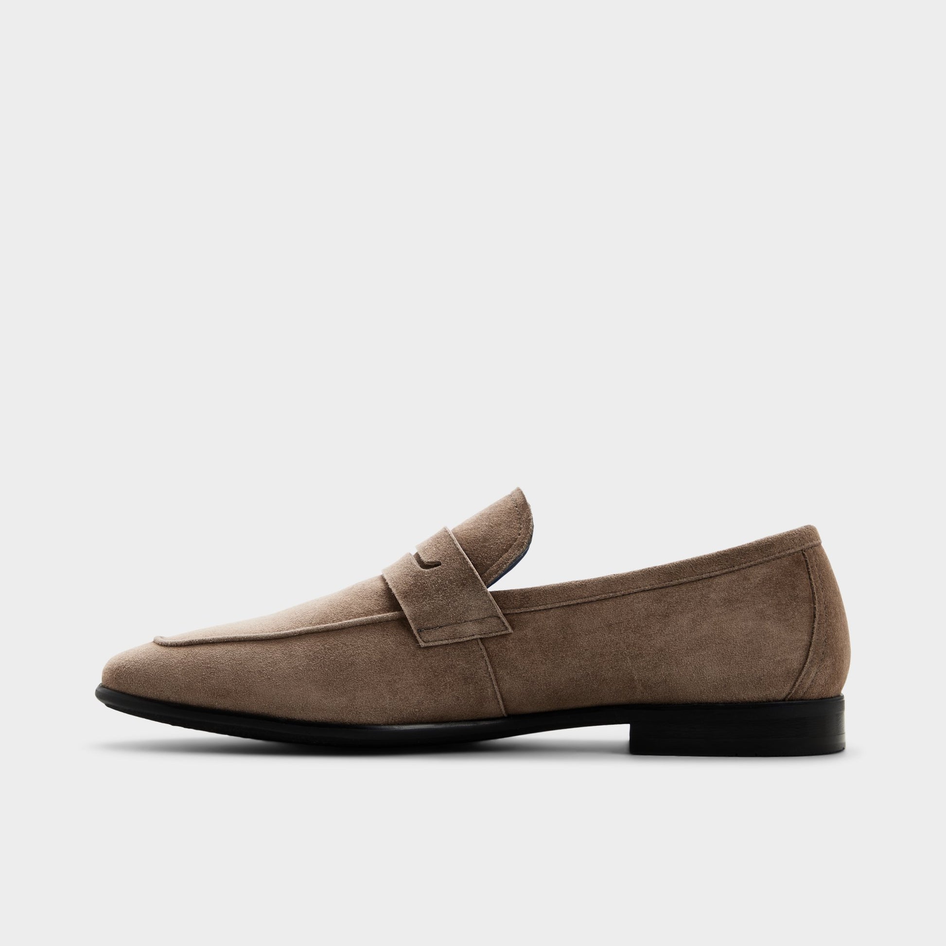 Side view of Dark brown Frazer Loafer