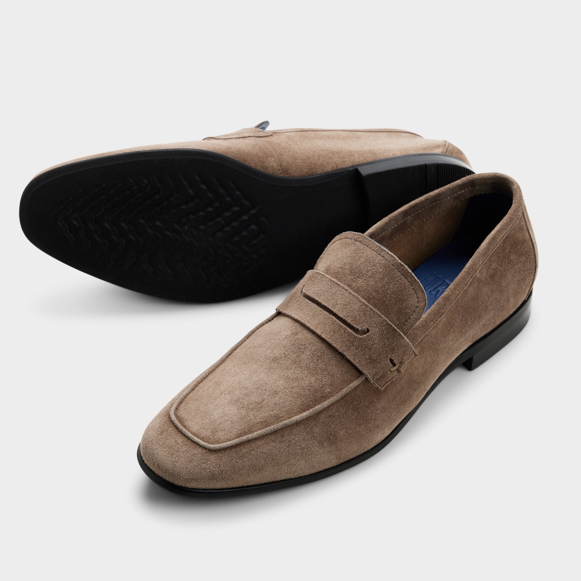 Highlighted view of a pair of Dark brown Frazer Loafers