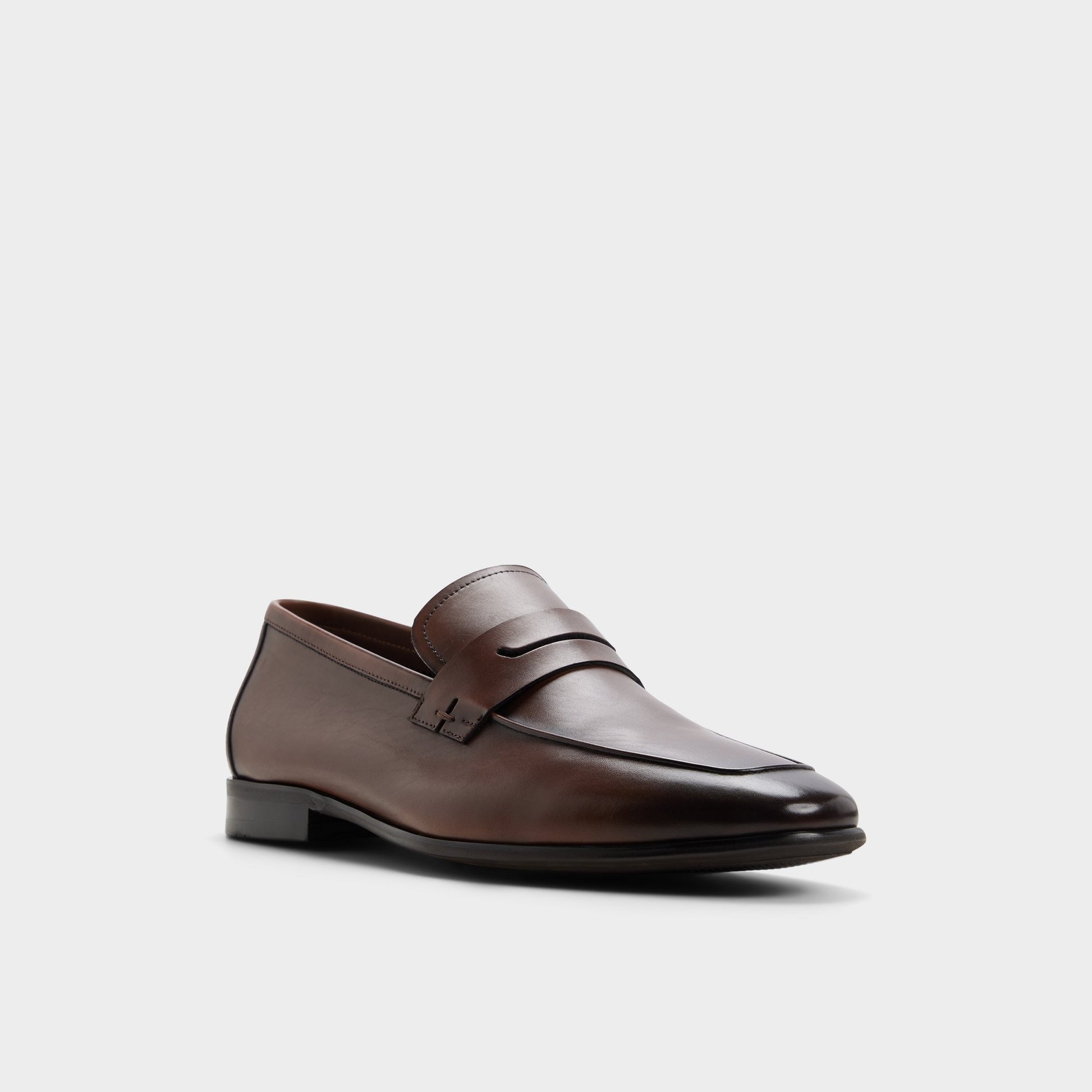 Three-quarter angle of Cognac Frazer Loafer's front side
