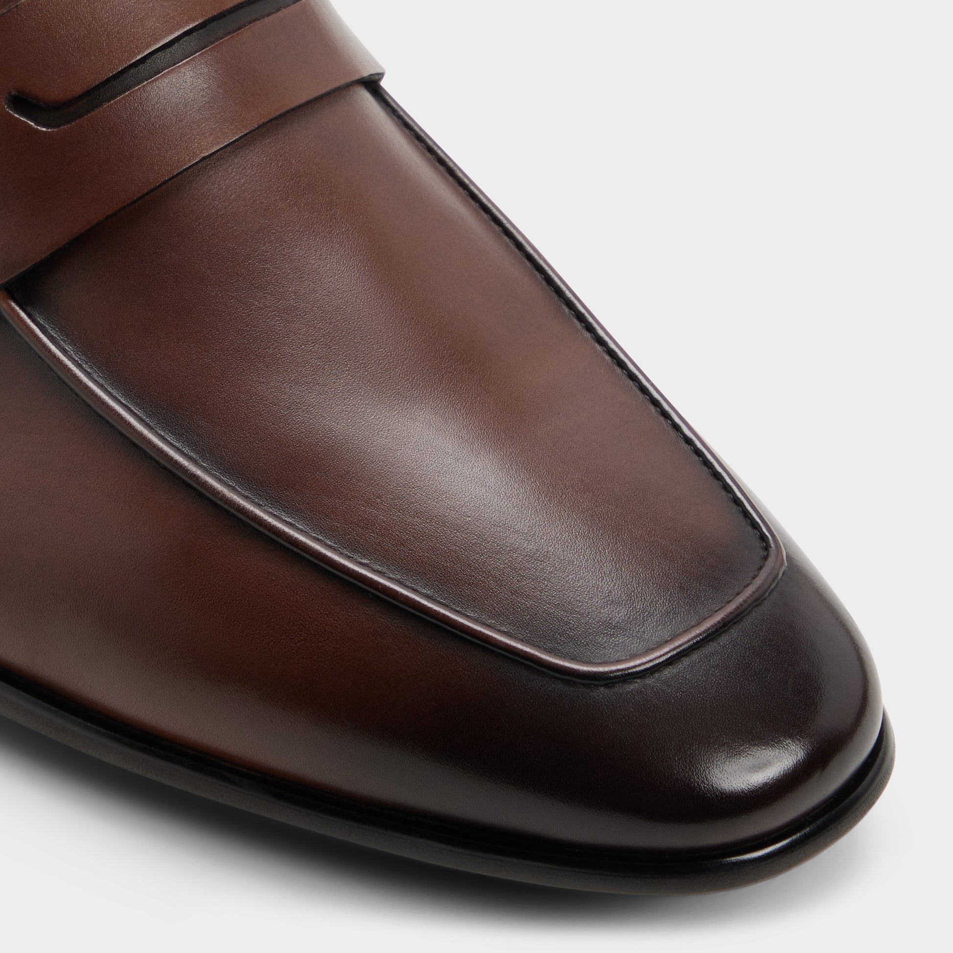 Close-up of the Cognac Frazer Loafer