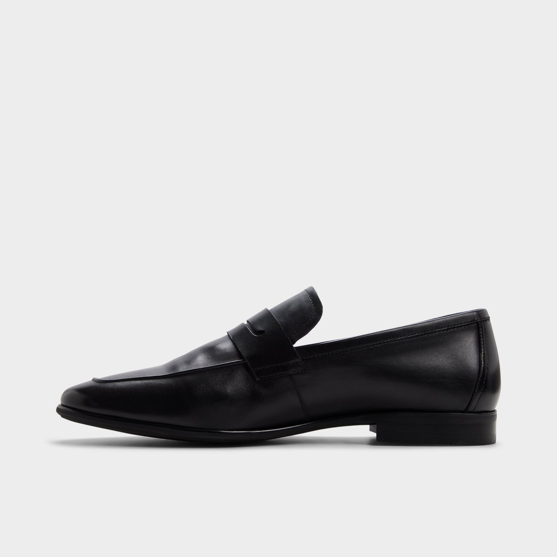 Side view of Black Frazer Loafer