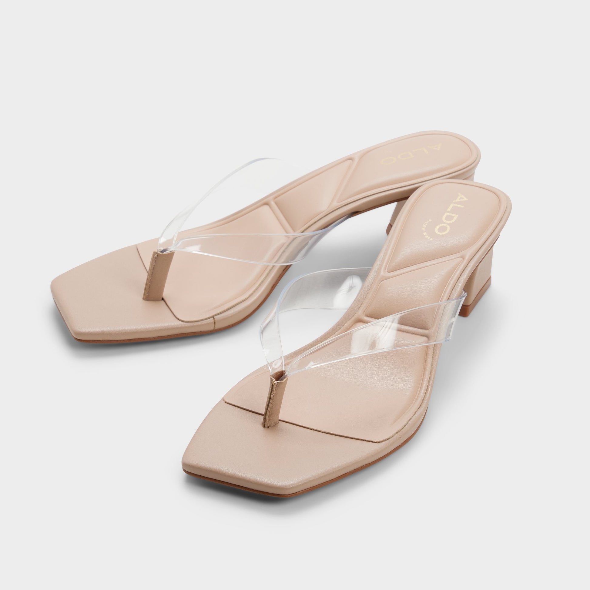 Highlighted view of a pair of Beige Adryanna s