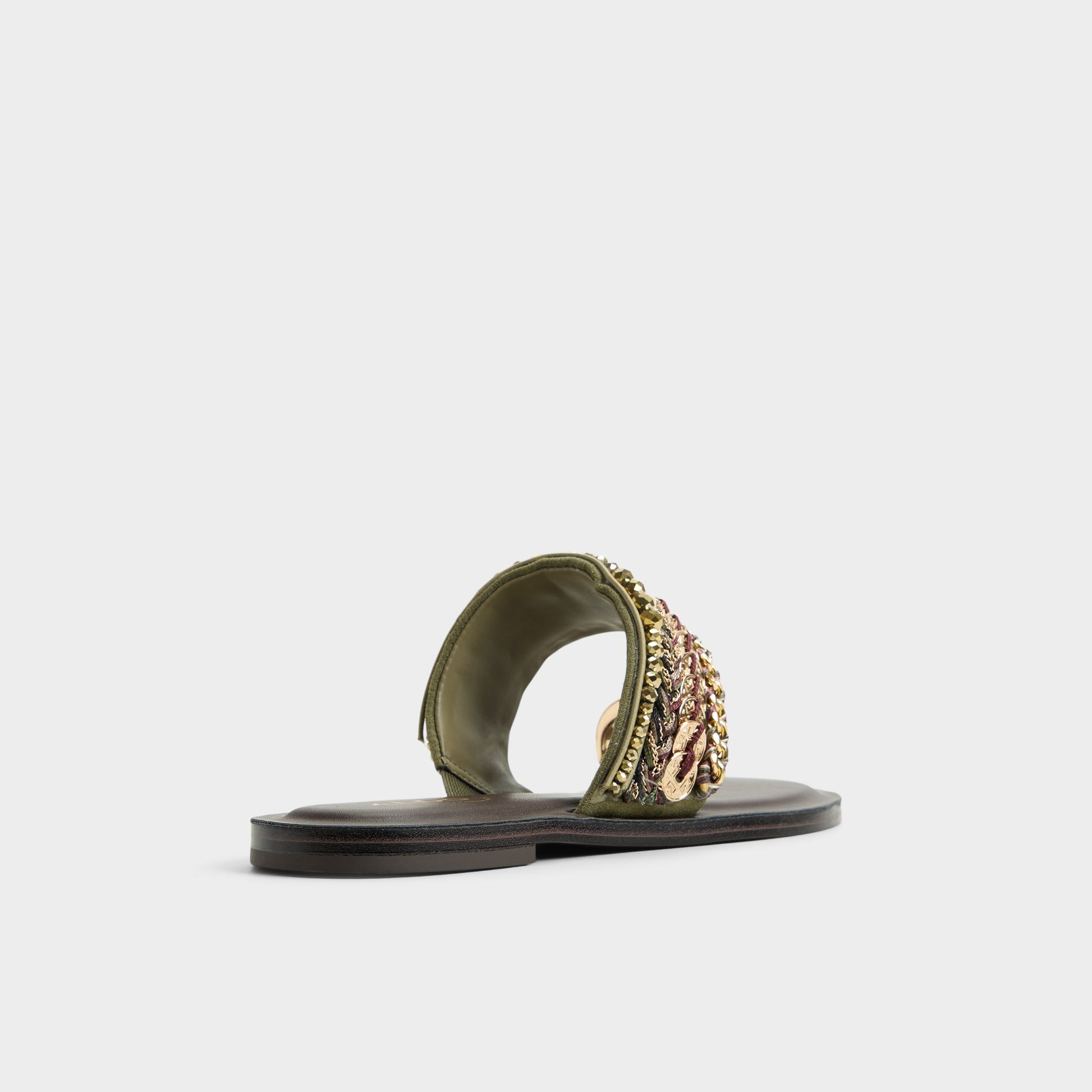 Three-quarter angle of Other brown Beachwalk Slide sandal's back side
