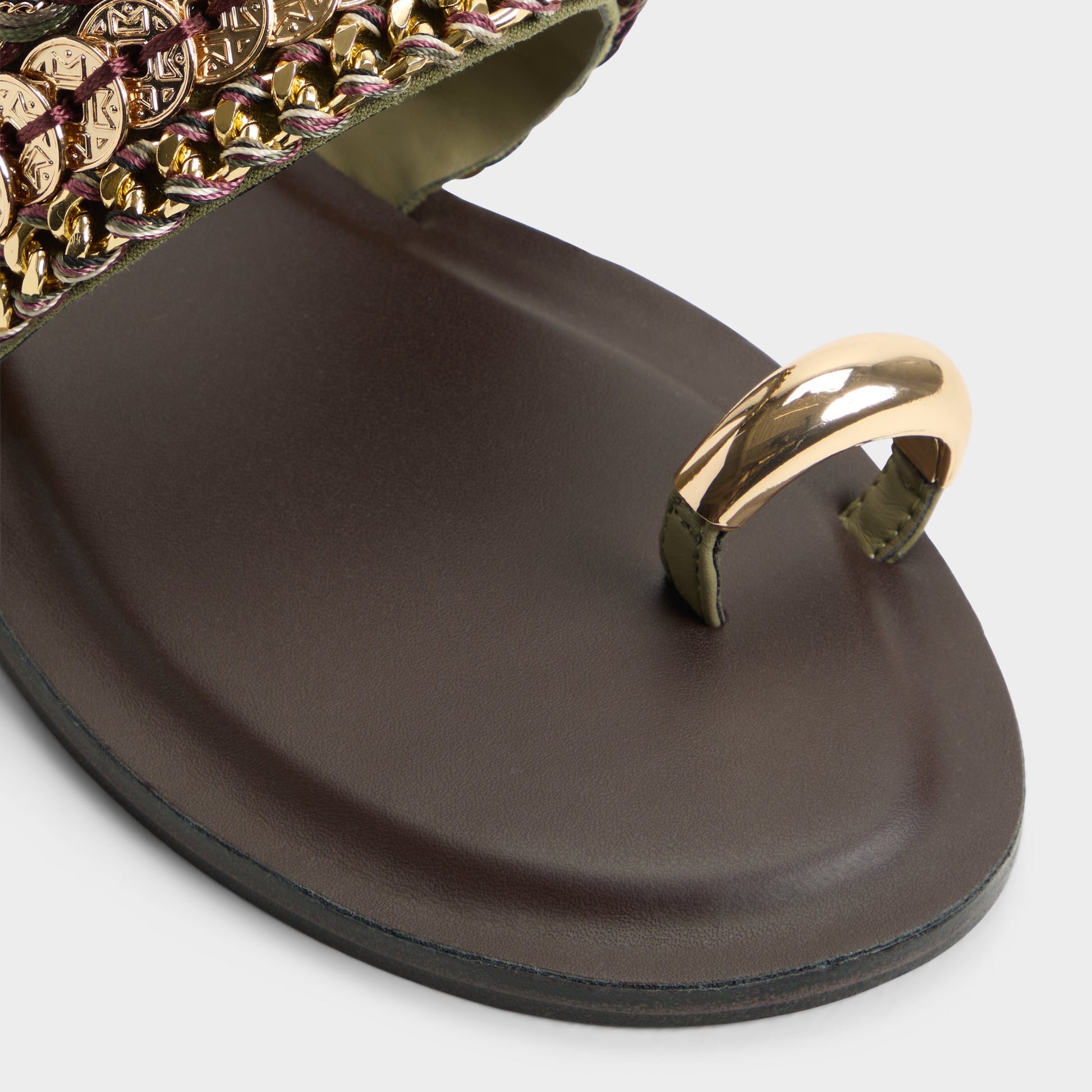 Close-up of the Other brown Beachwalk Slide sandal