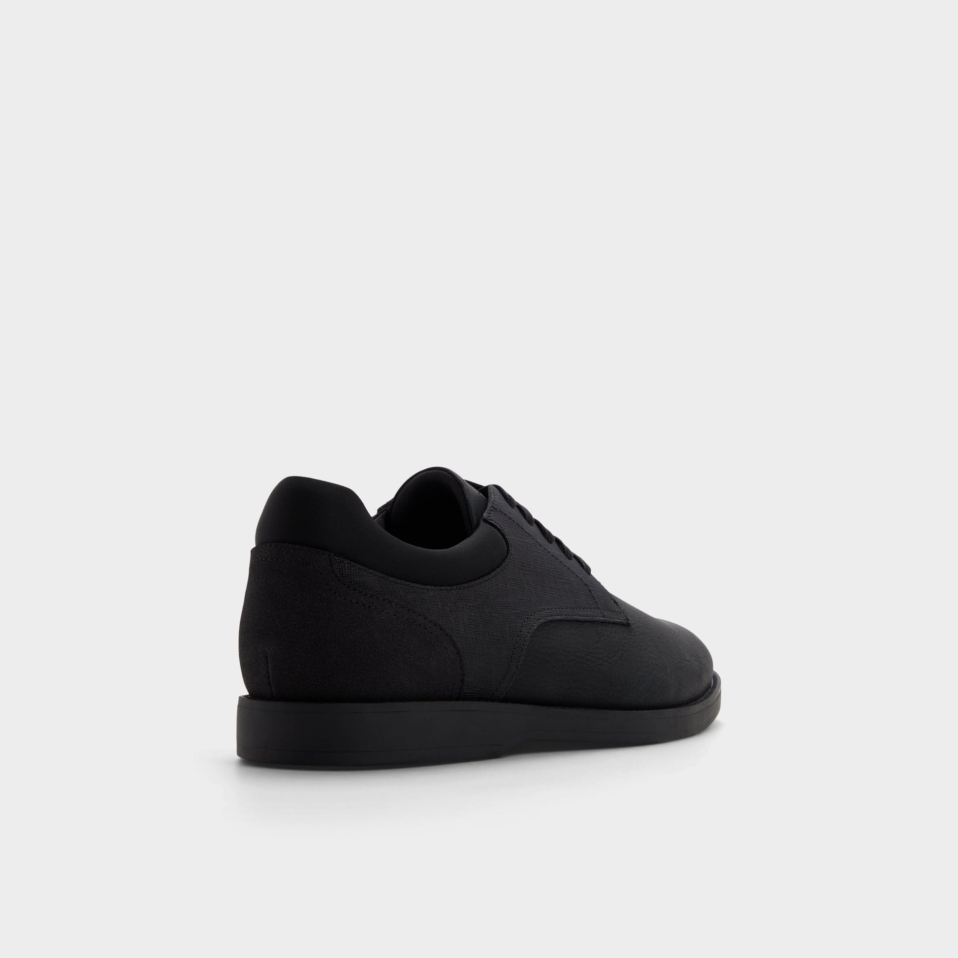 Three-quarter angle of Black/black Ccorby Oxford shoe's back side