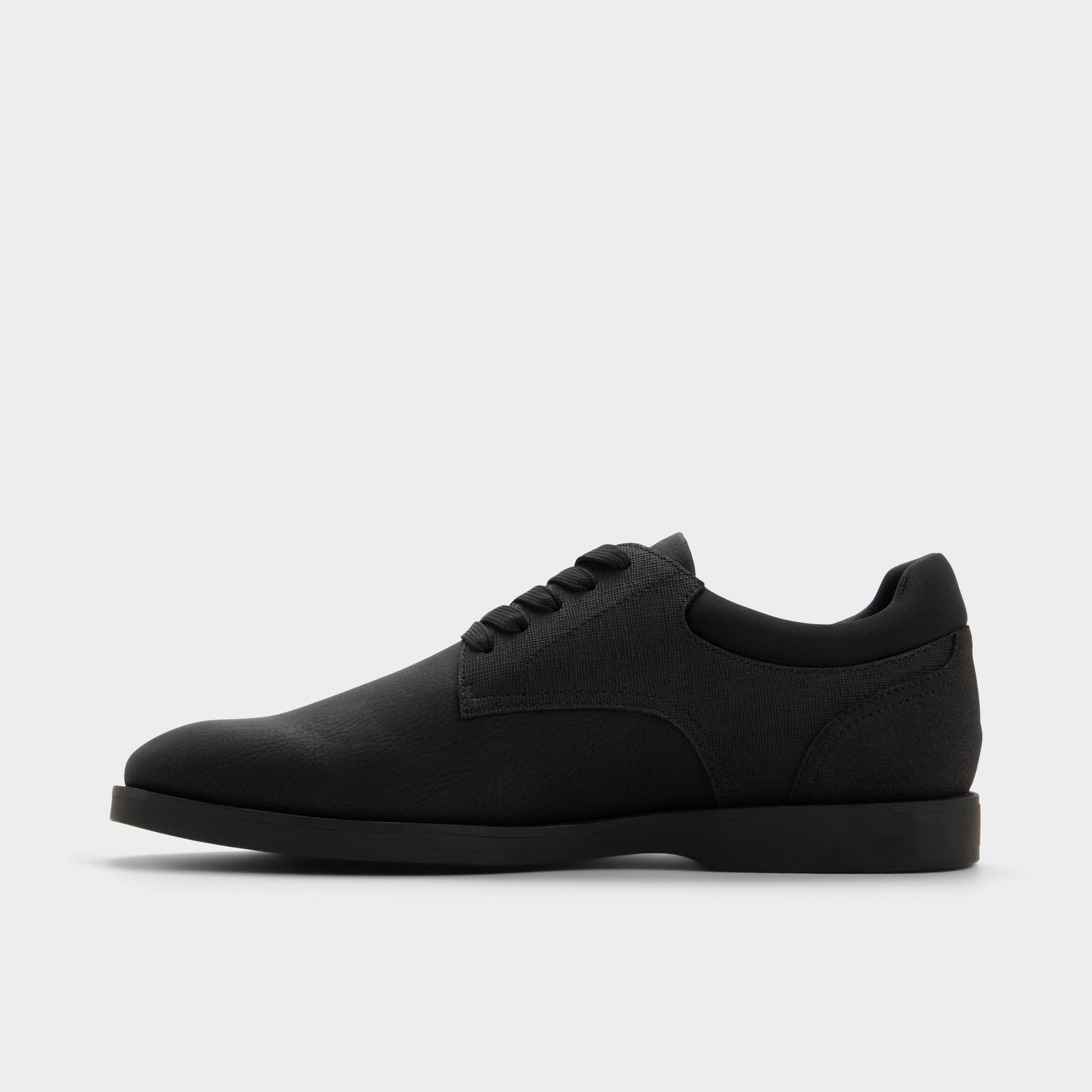 Side view of Black/black Ccorby Oxford shoe