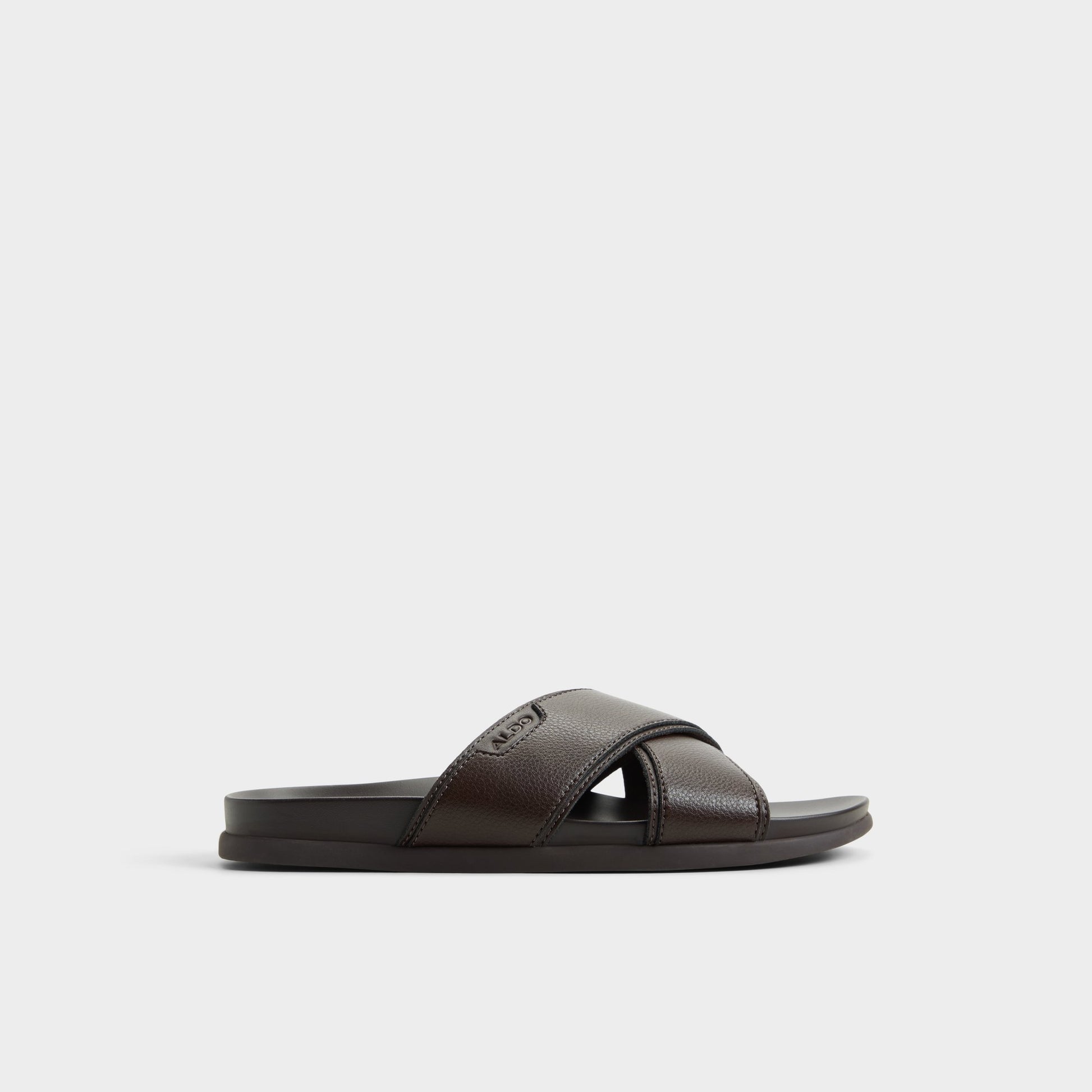 Vue principale de Brun foncé Valdez Sandale pour Hommes