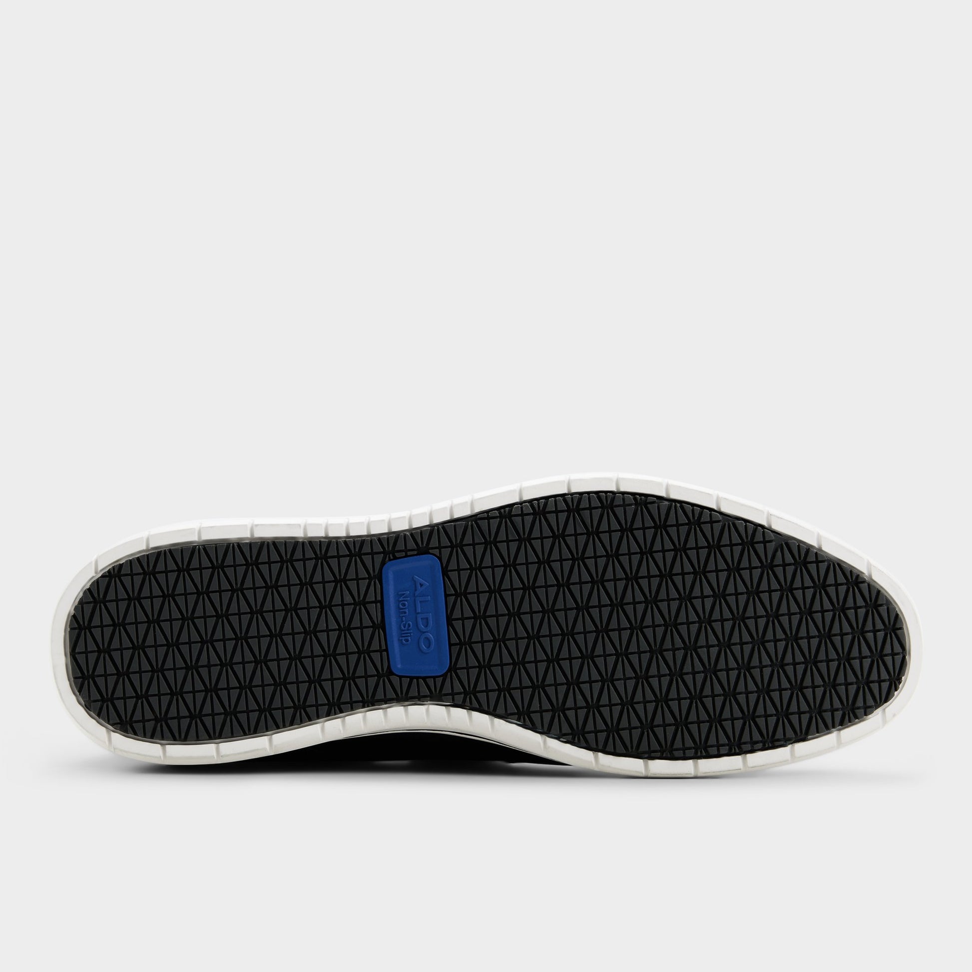 View of Open black Drymos Oxford shoe's sole