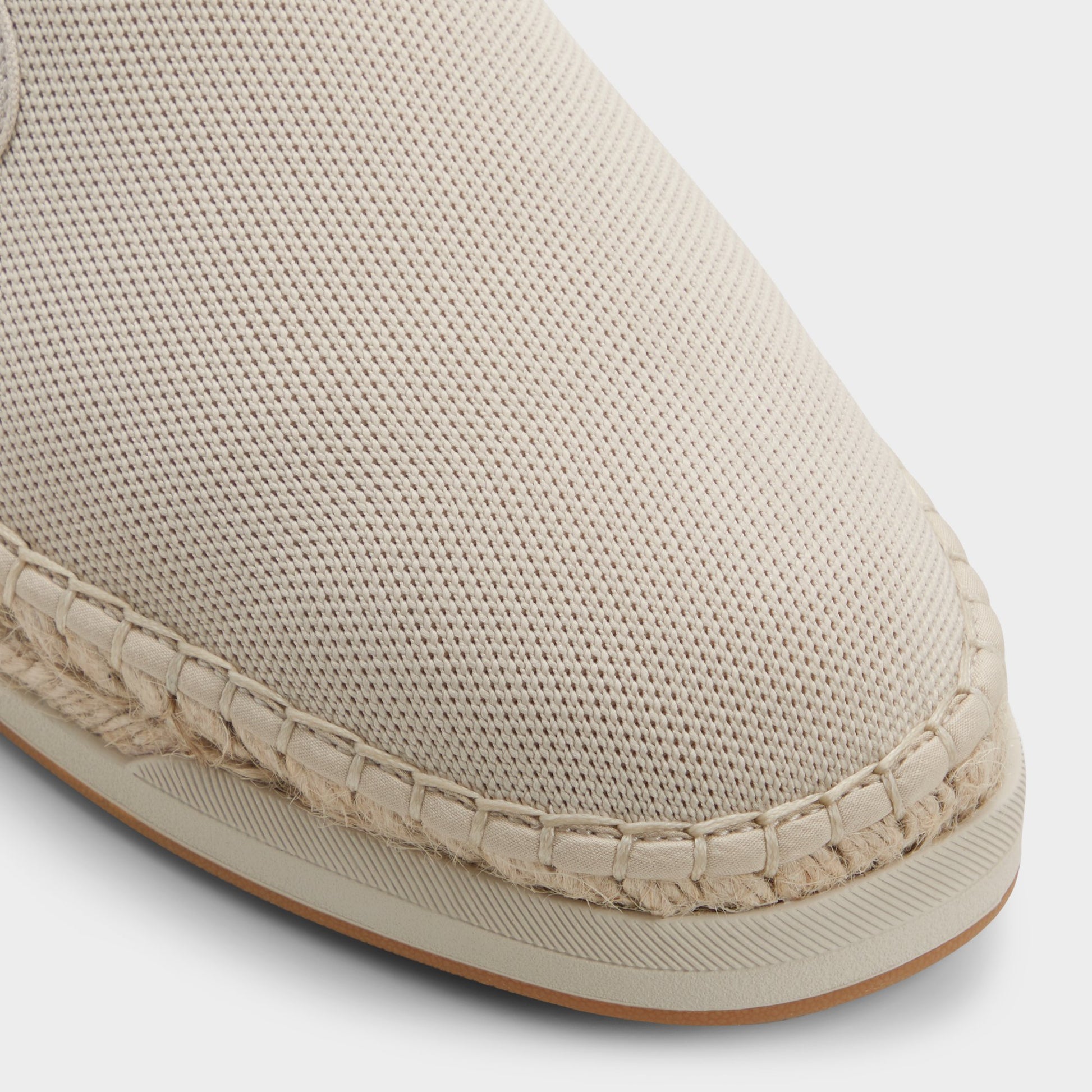 Close-up of the Open beige Johnney Espadrille
