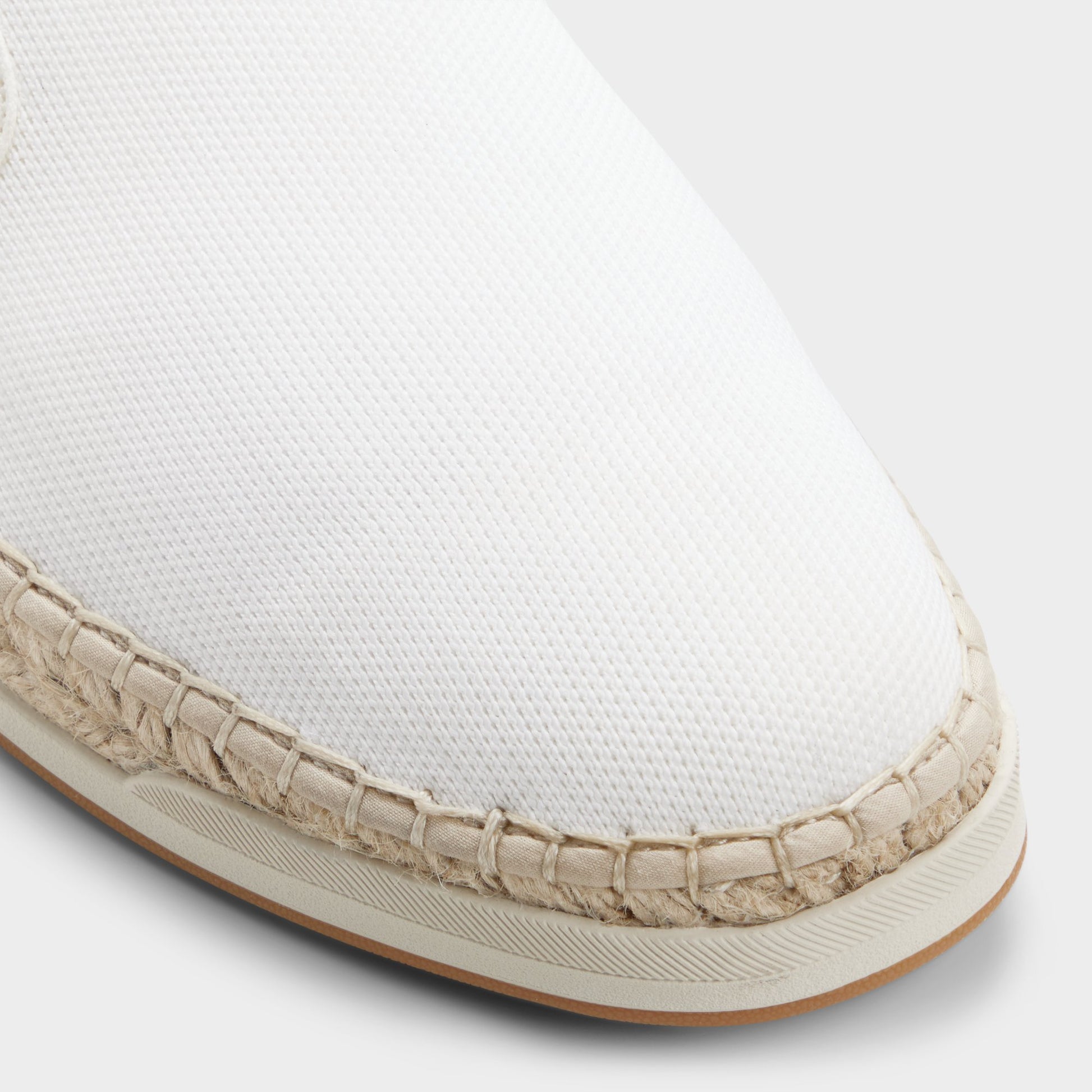 Close-up of the Other white Johnney Espadrille
