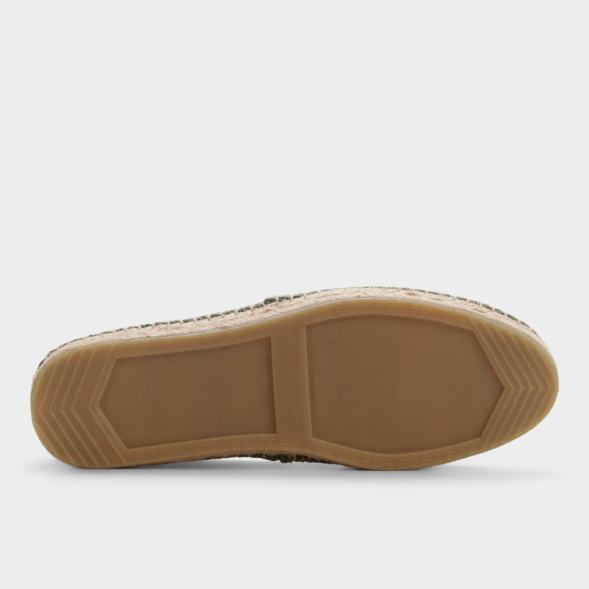 View of Green Toscano Espadrille's sole
