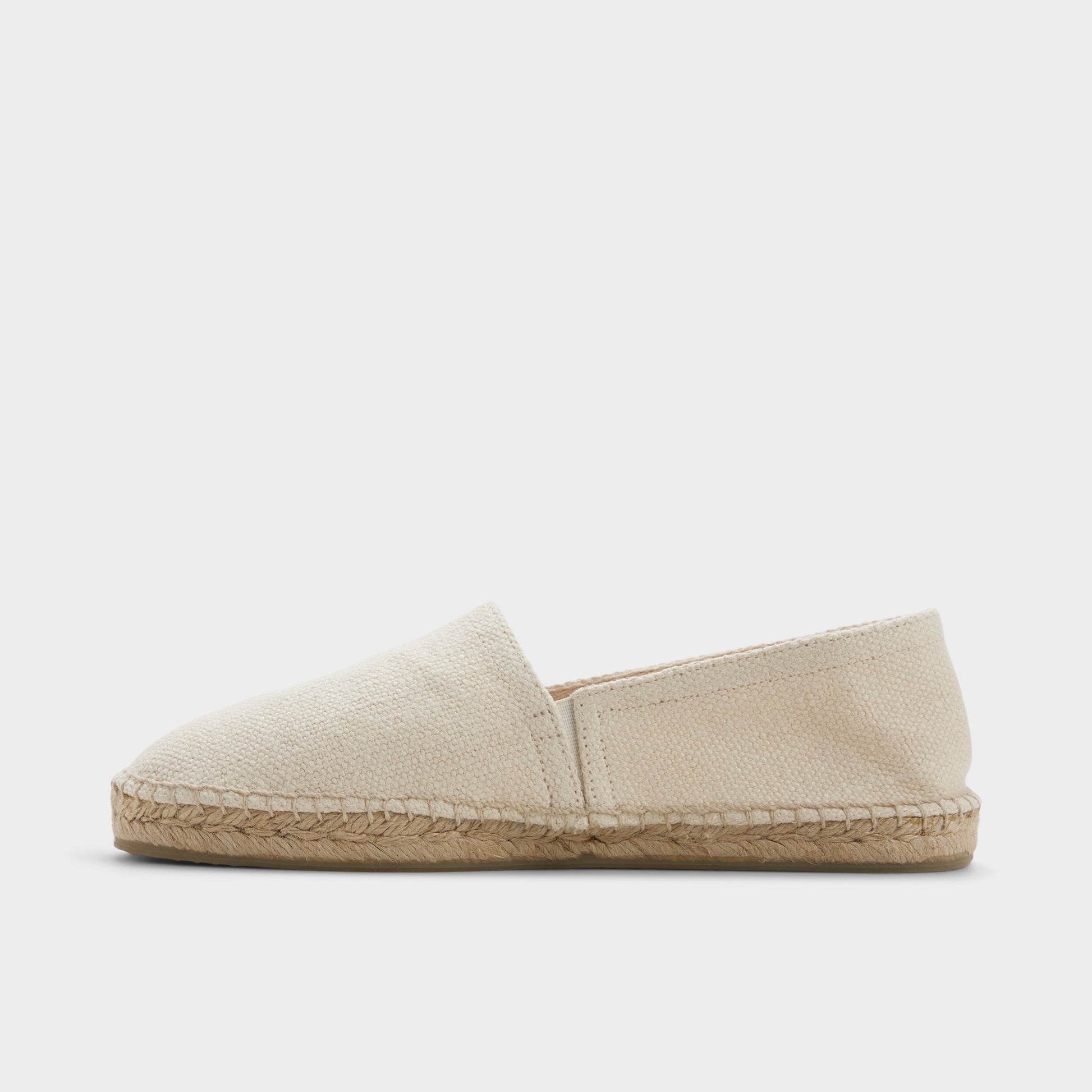 Side view of Natural Toscano Espadrille