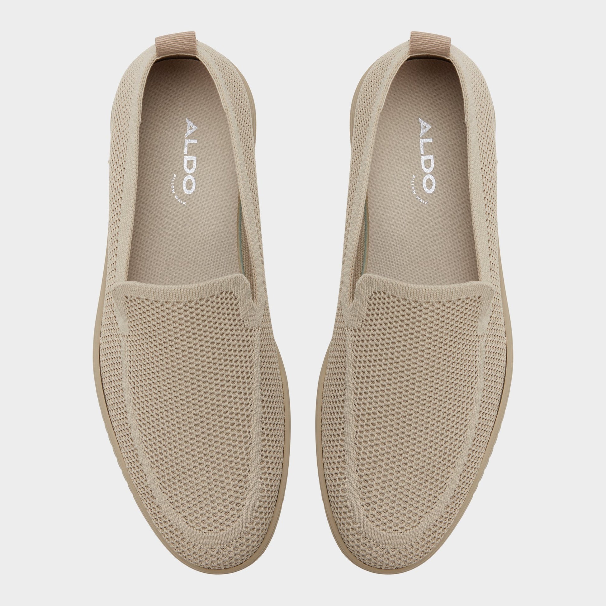Top-down view of the Open beige Luxton Slip-on