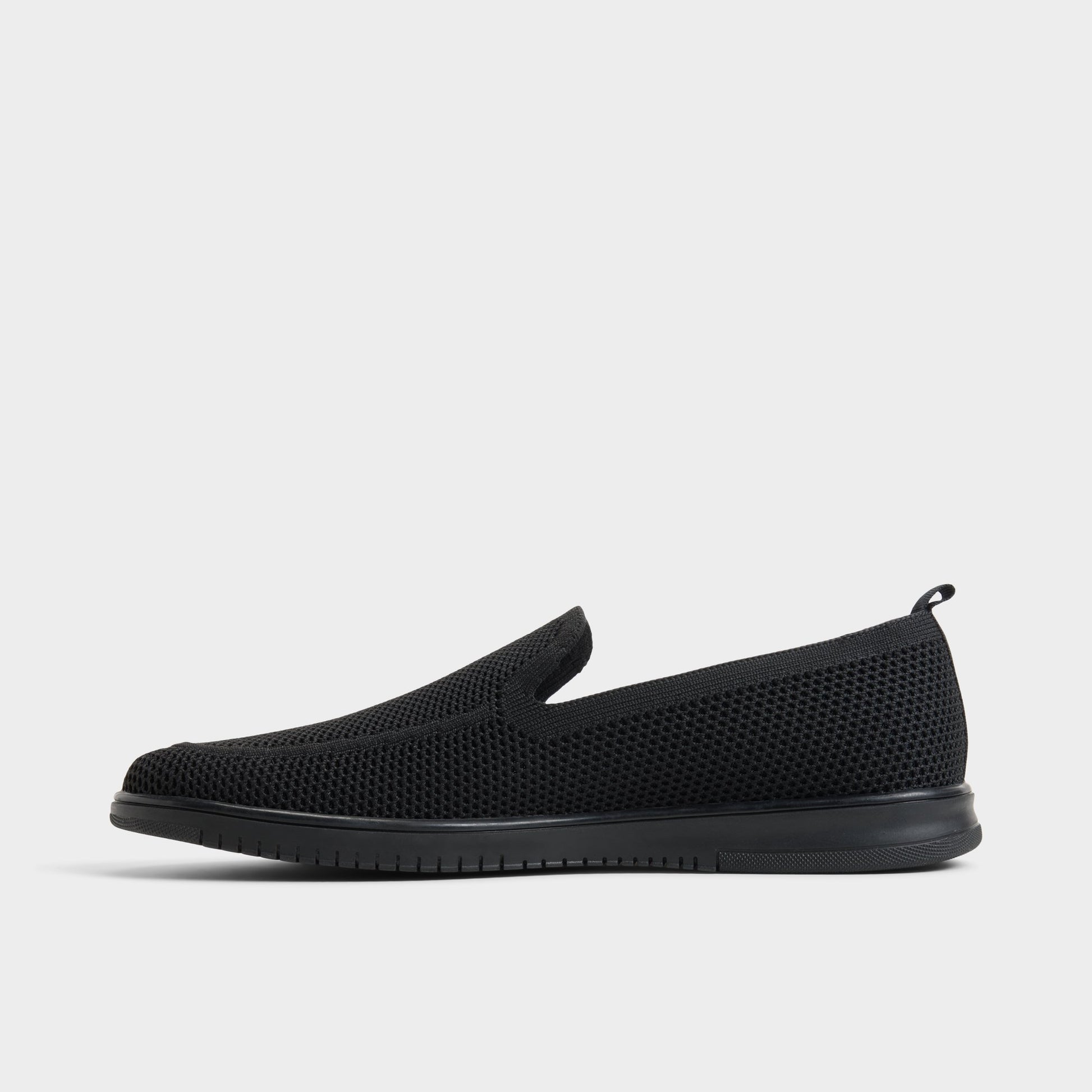 Side view of Black Luxton Slip-on