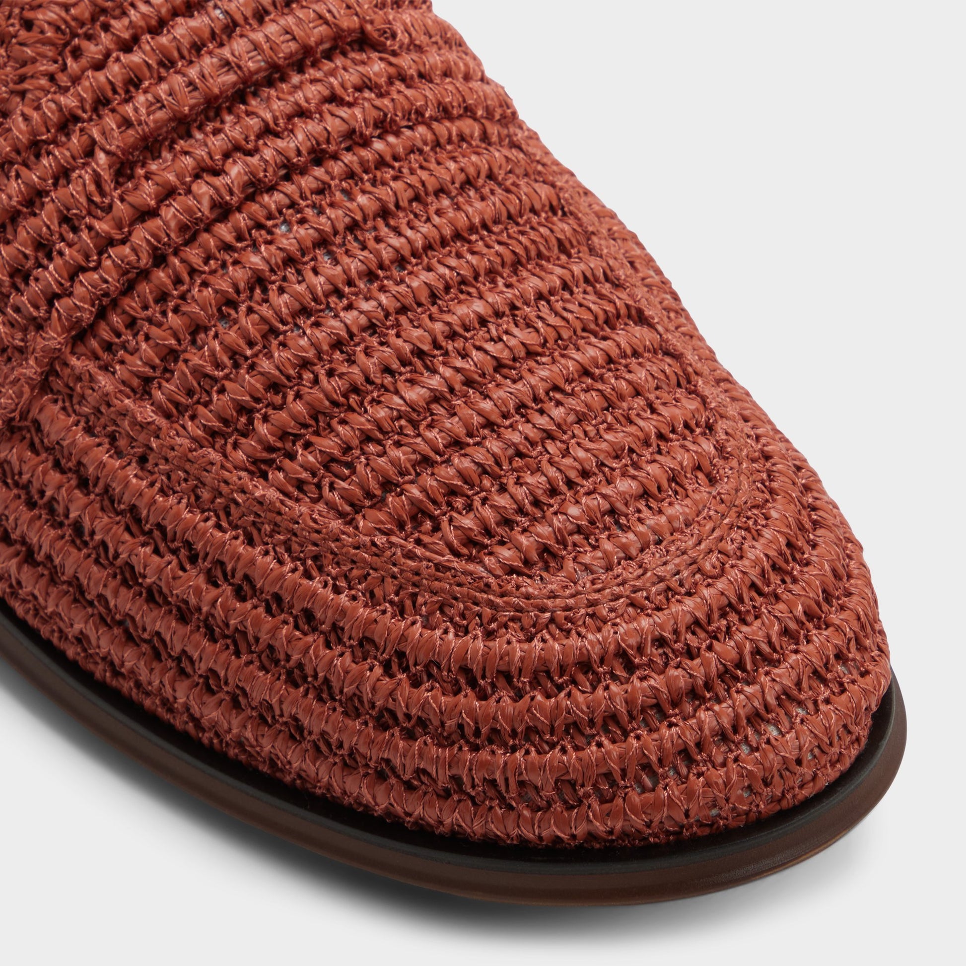 Gros plan de la Moyen rouge Oceanwind Mocassin