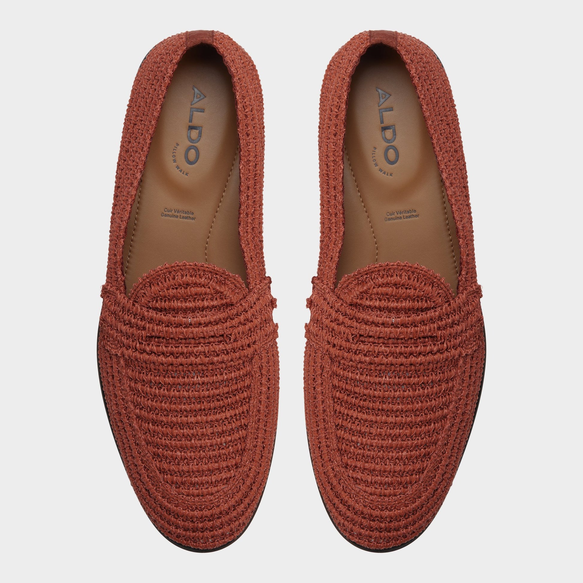 Vue de dessus de la Moyen rouge Oceanwind Mocassin