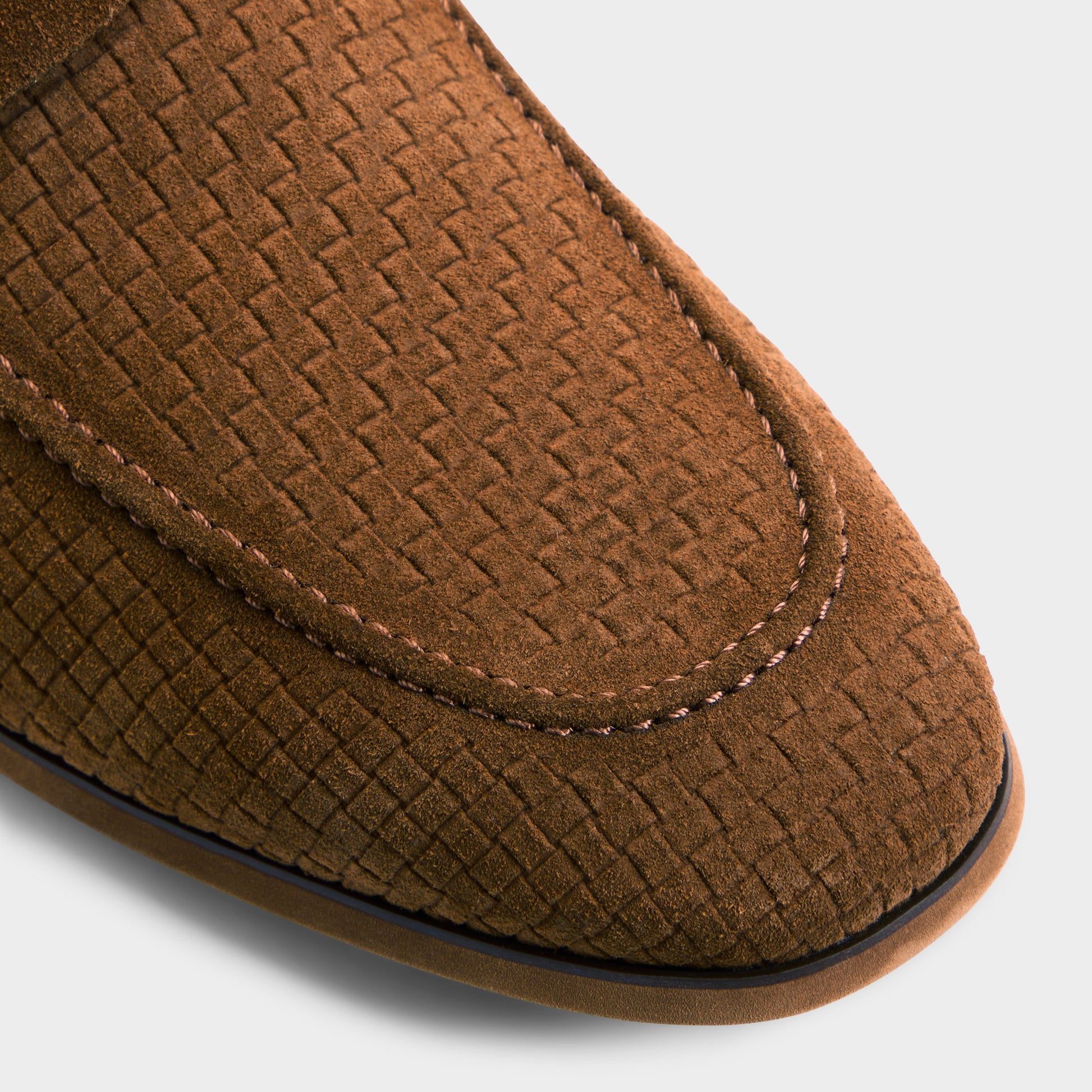 Close-up of the Cognac Giles Loafer