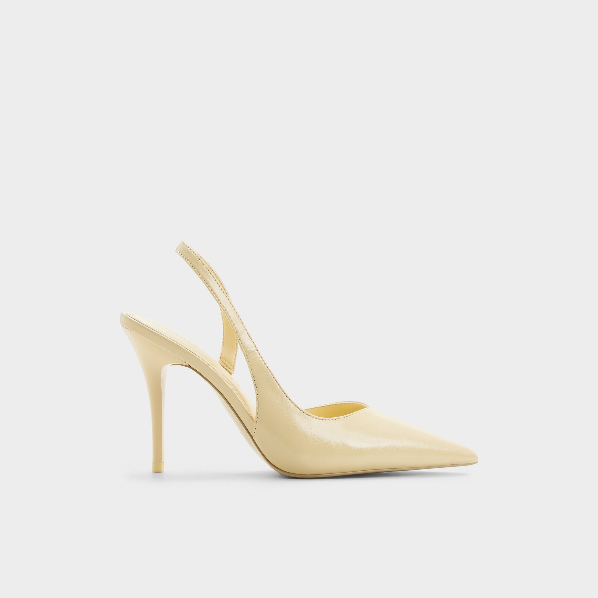 Main View of Light yellow Amilie Slingback high heel for Womens