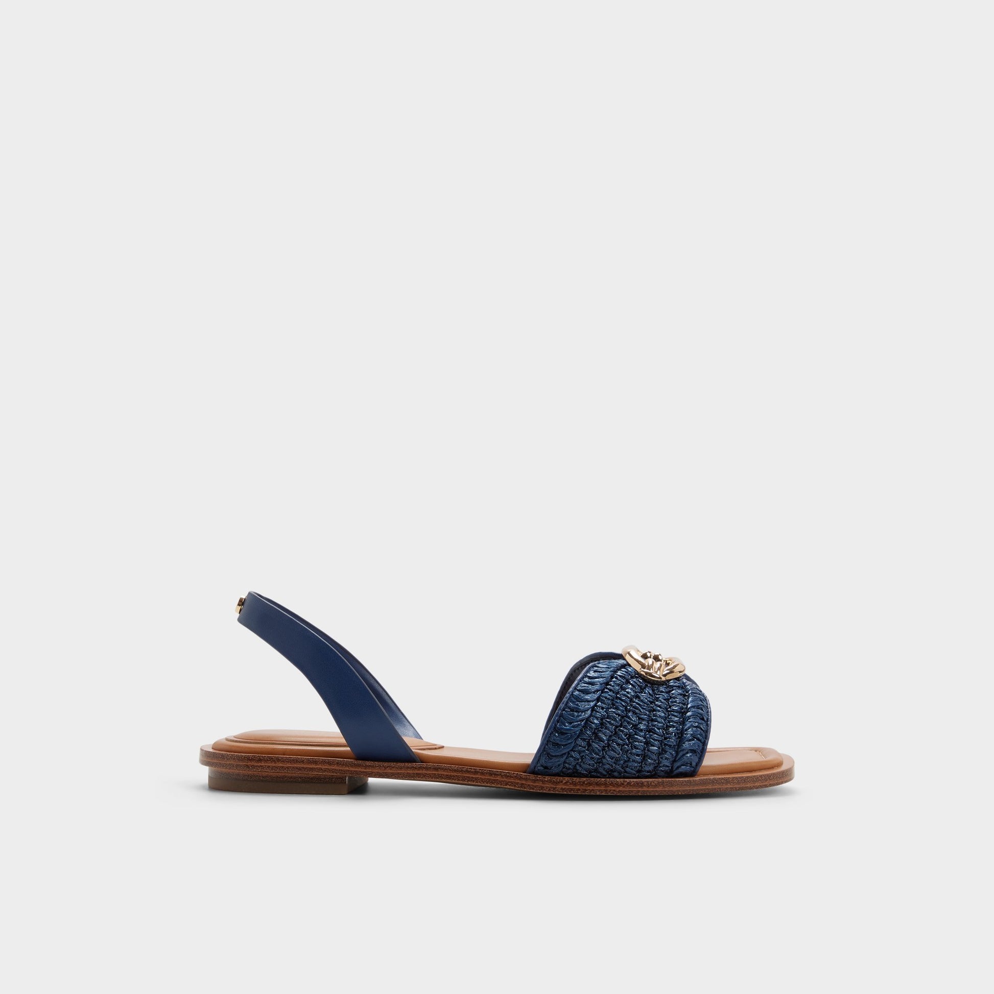 Main View of Navy Calelian Flat sandal for Womens