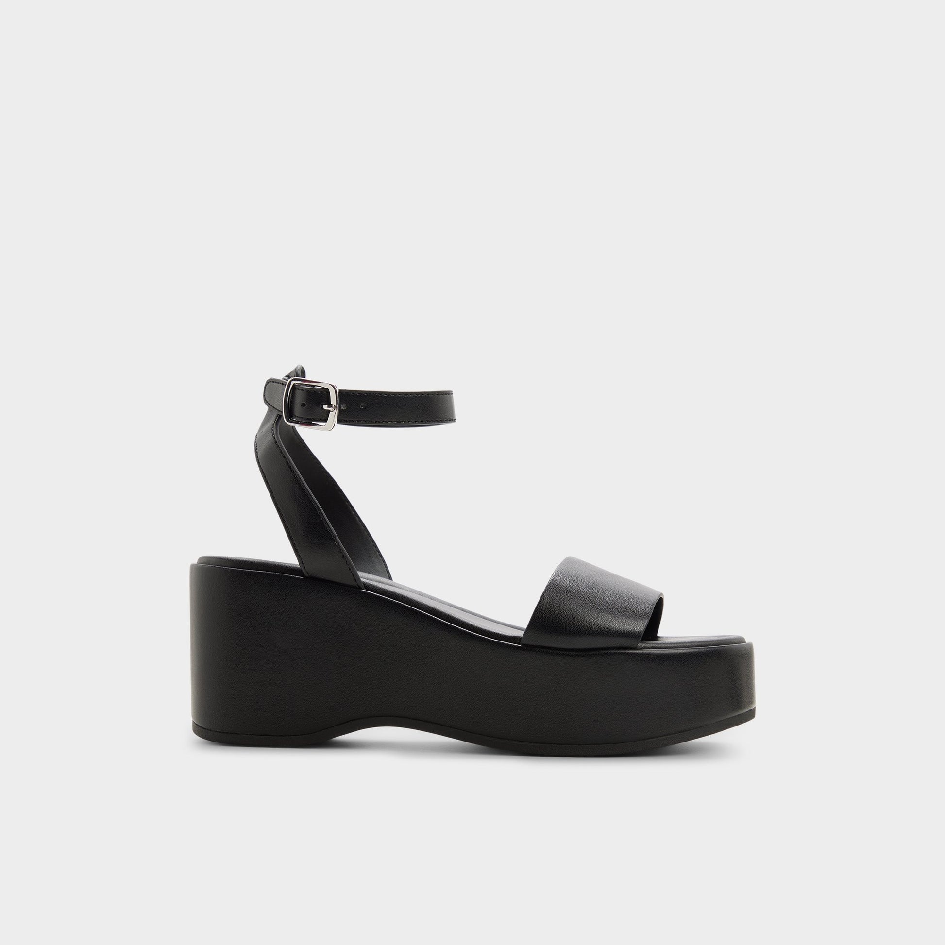 Main View of Black Oneiwin Wedge sandal for Womens