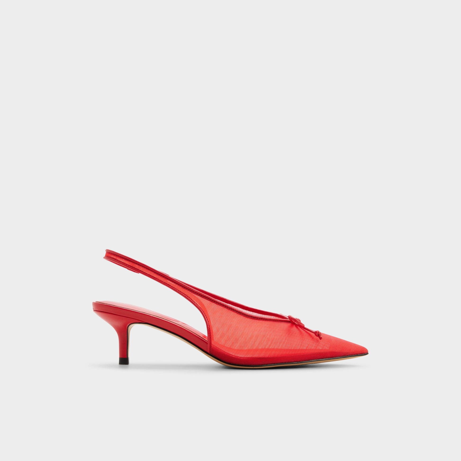 Main View of Bright red Hyacinthe Slingback high heel for Womens