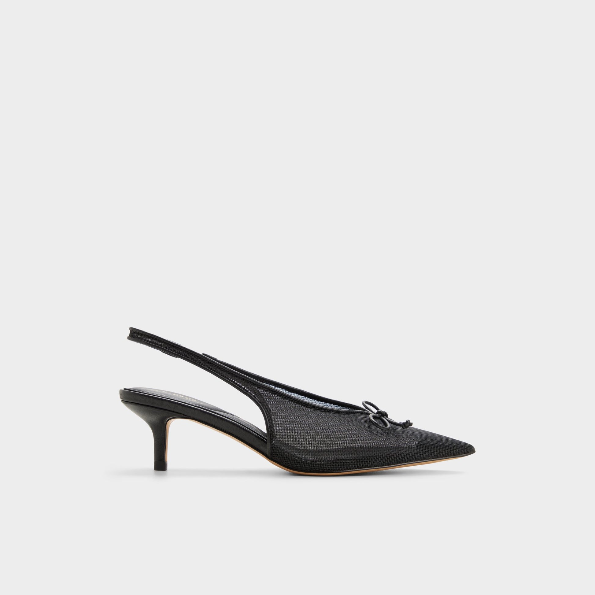 Main View of Black Hyacinthe Slingback high heel for Womens