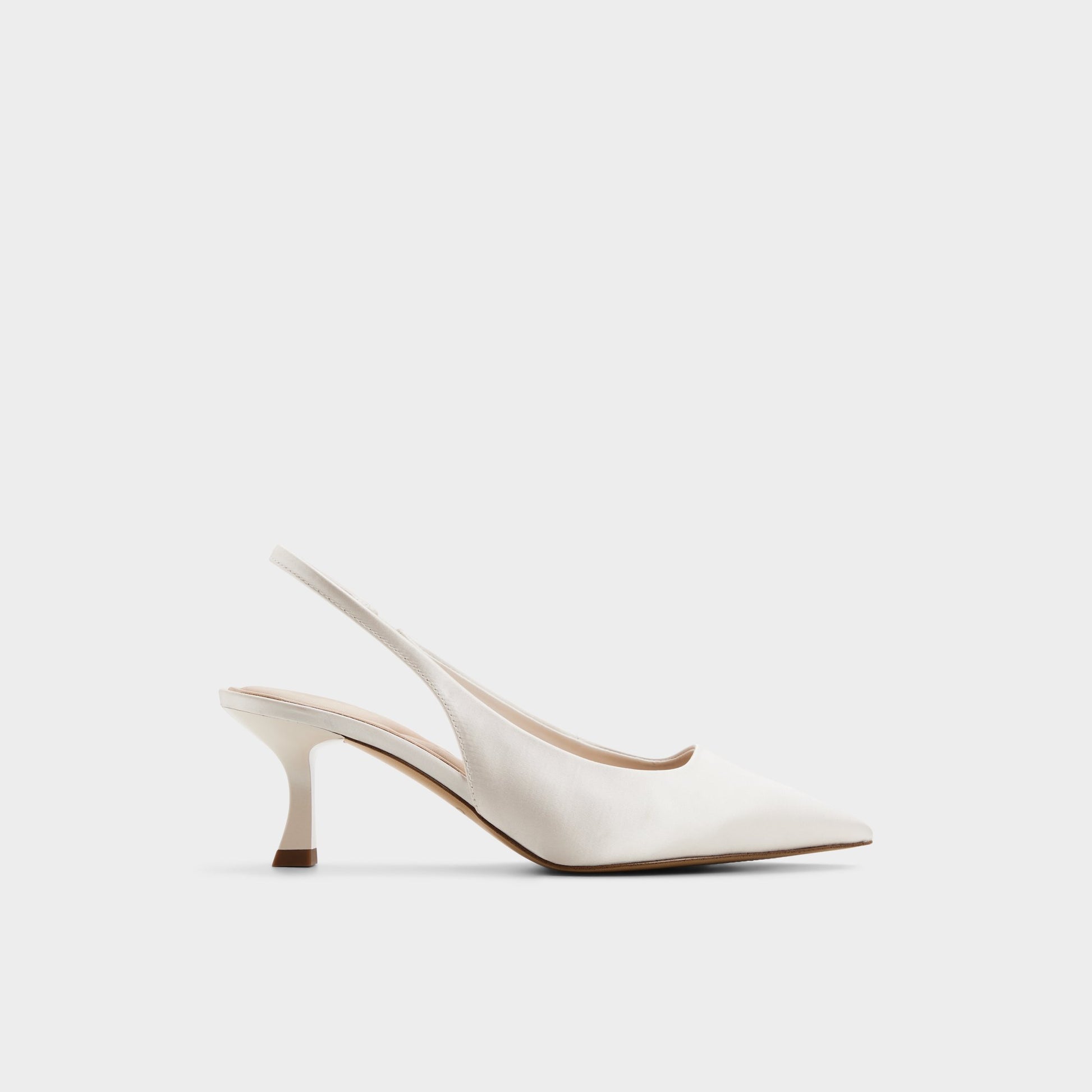 Main View of Cream Kiarrah Slingback high heel for Womens