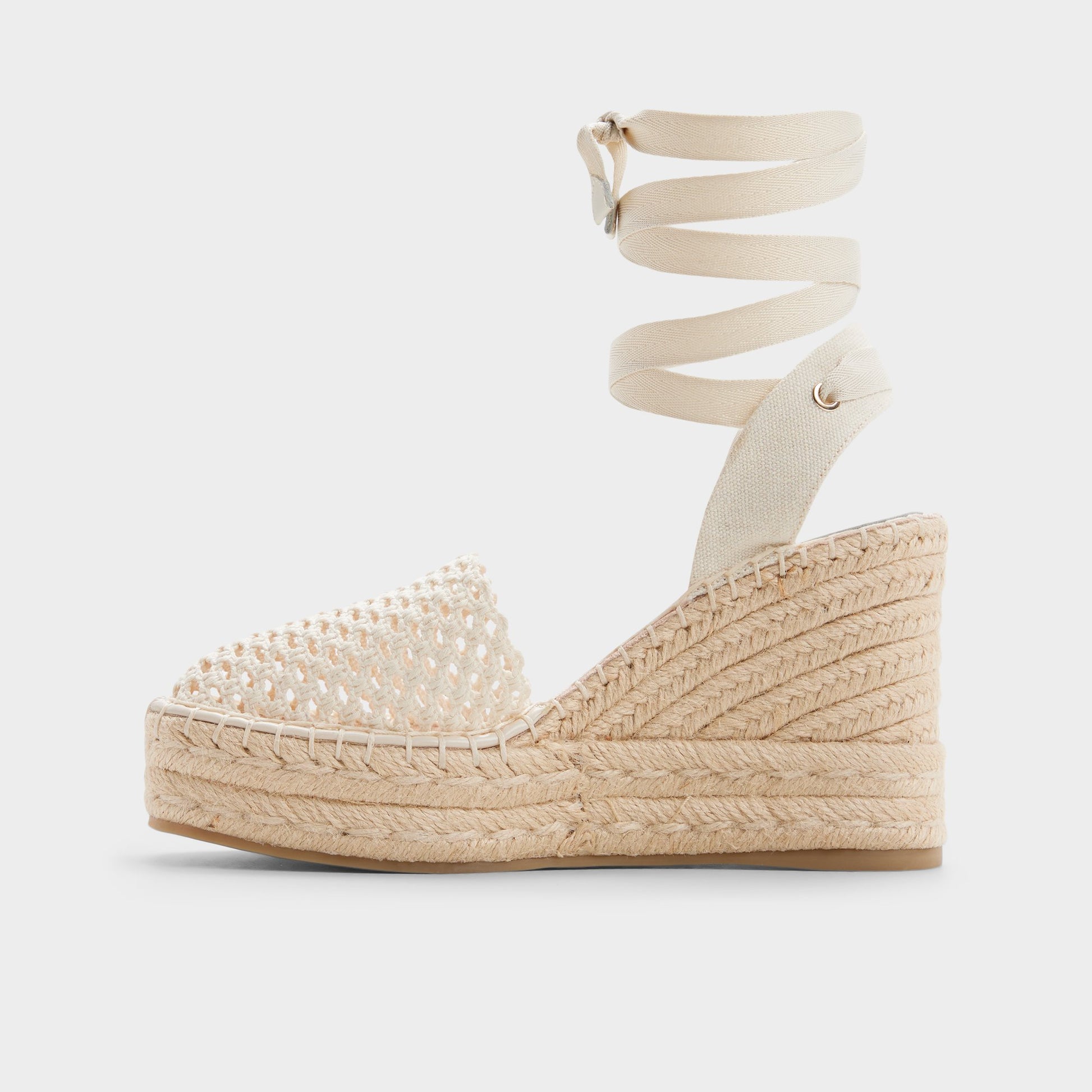 Side view of Natural Thaylanna Espadrille